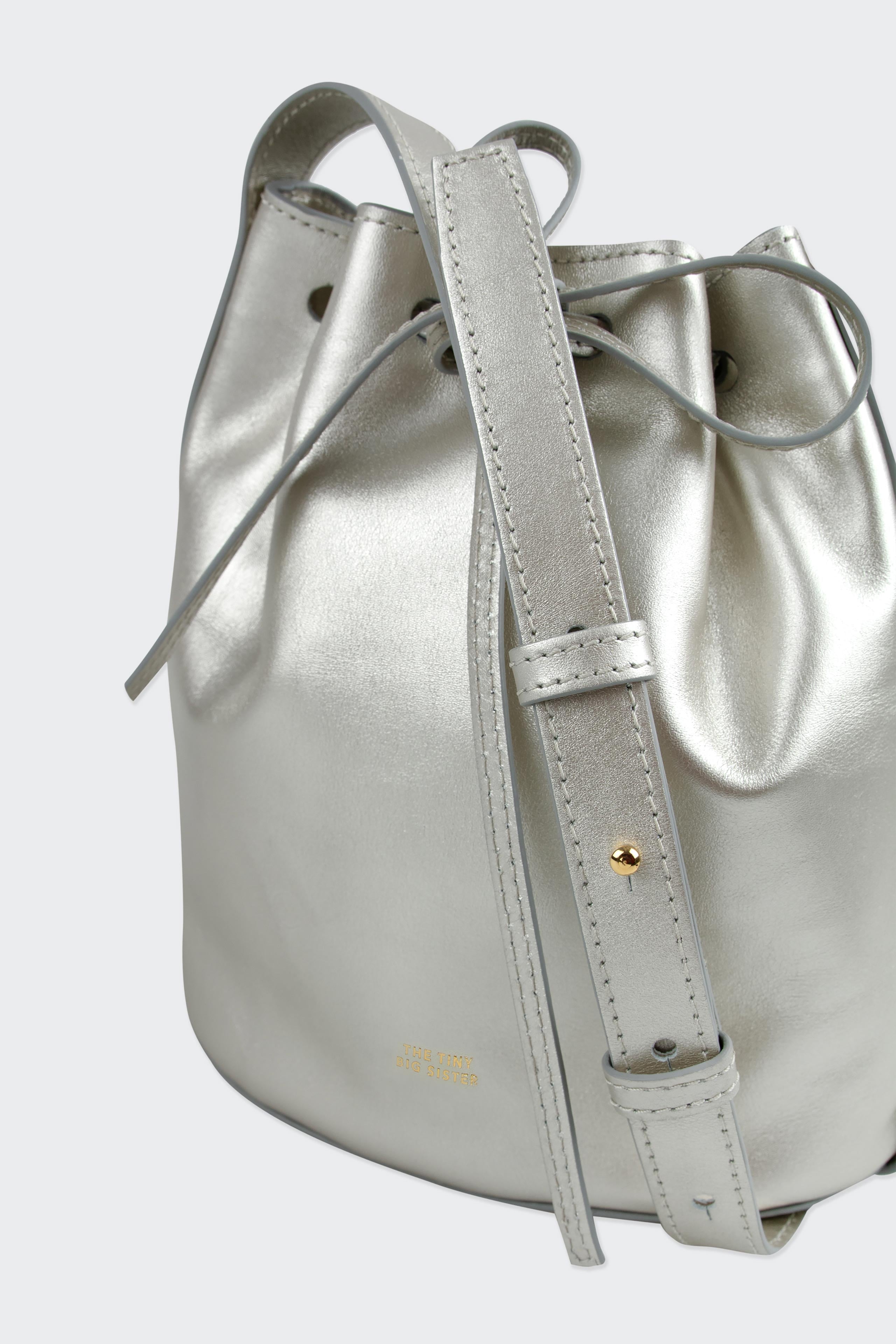 ANNE LEATHER SMALL BUCKET BAG