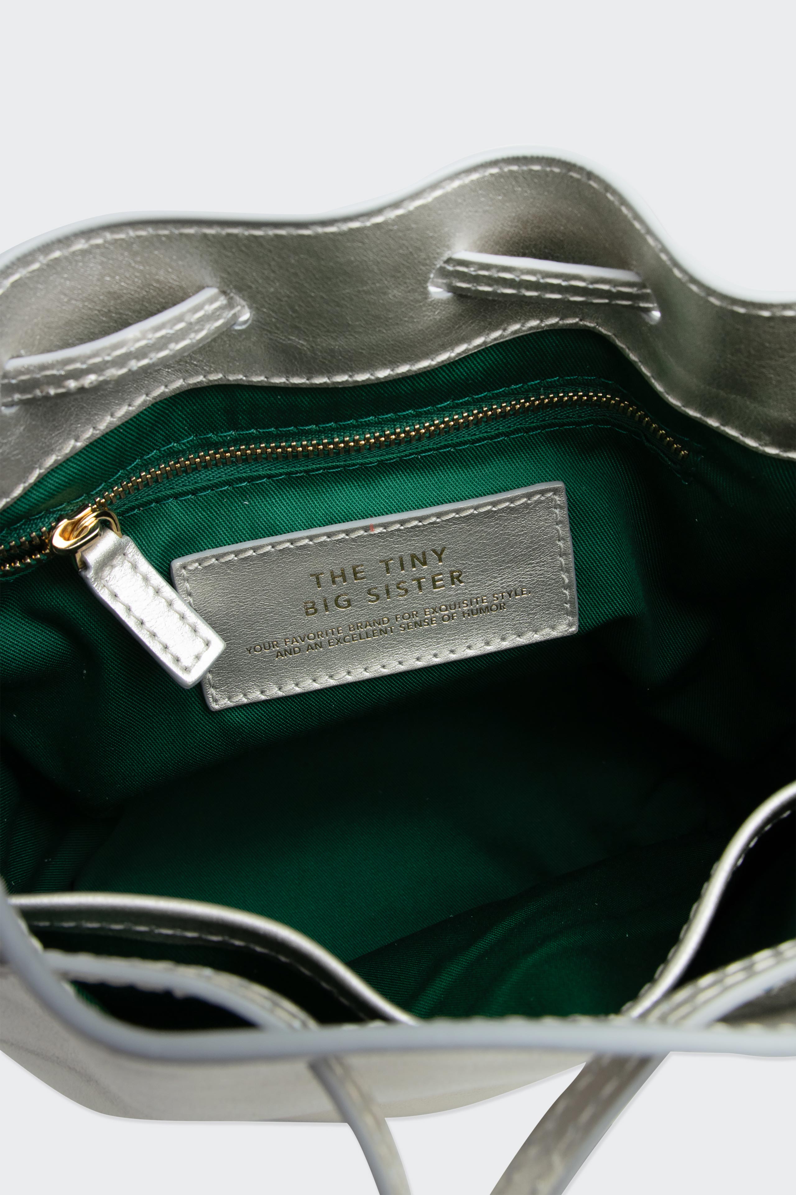 ANNE LEATHER SMALL BUCKET BAG