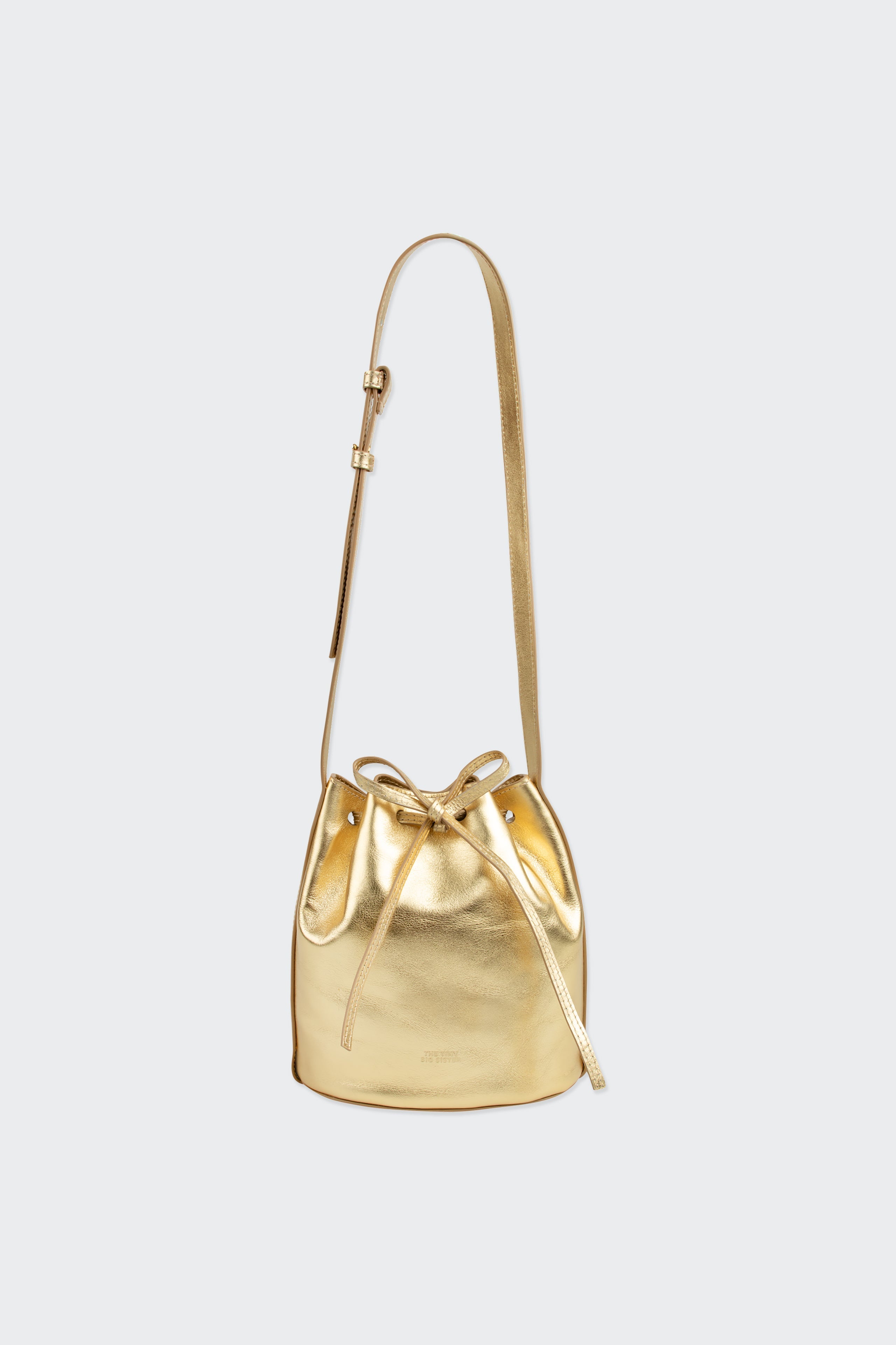 ANNE LEATHER SMALL BUCKET BAG