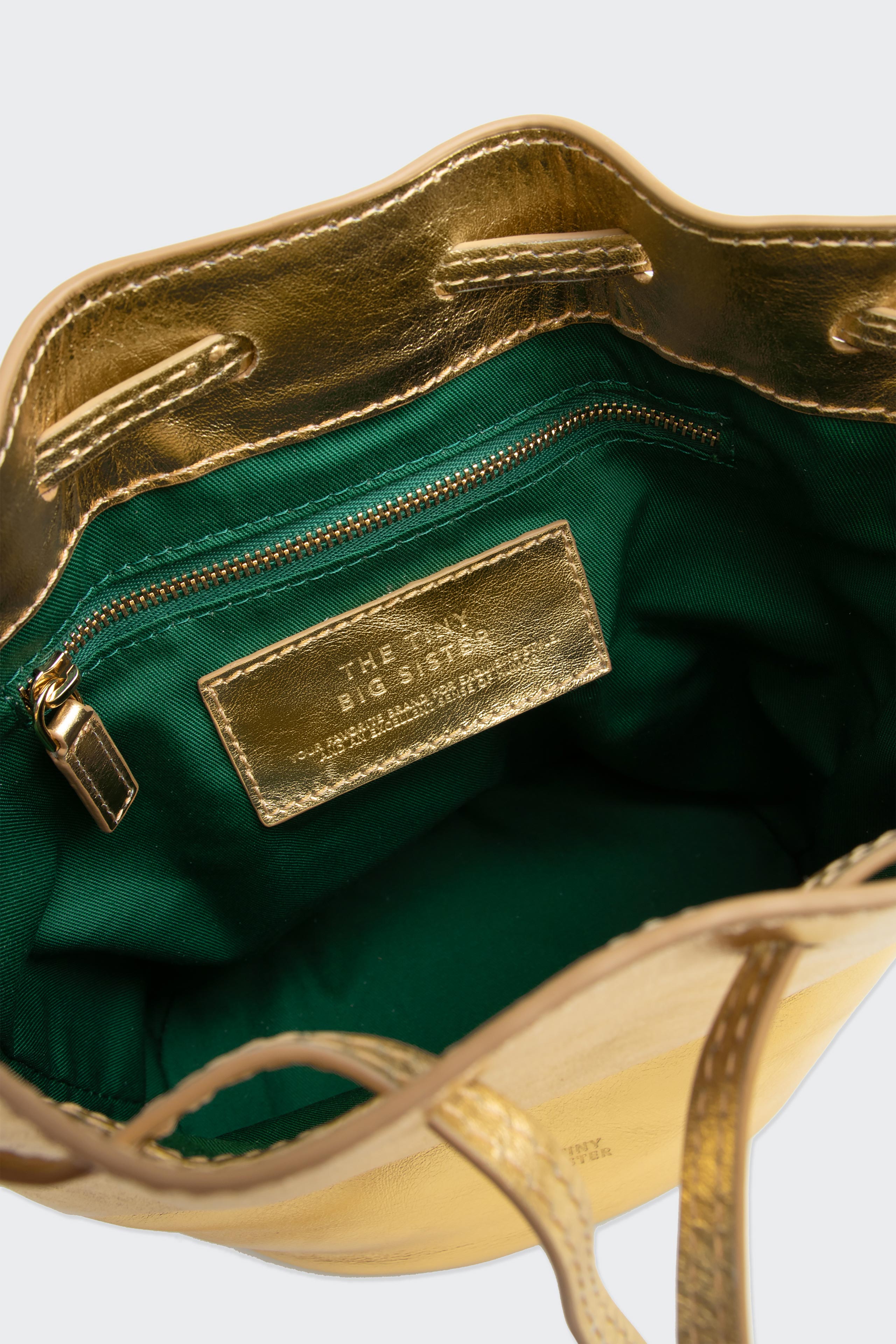 ANNE LEATHER SMALL BUCKET BAG