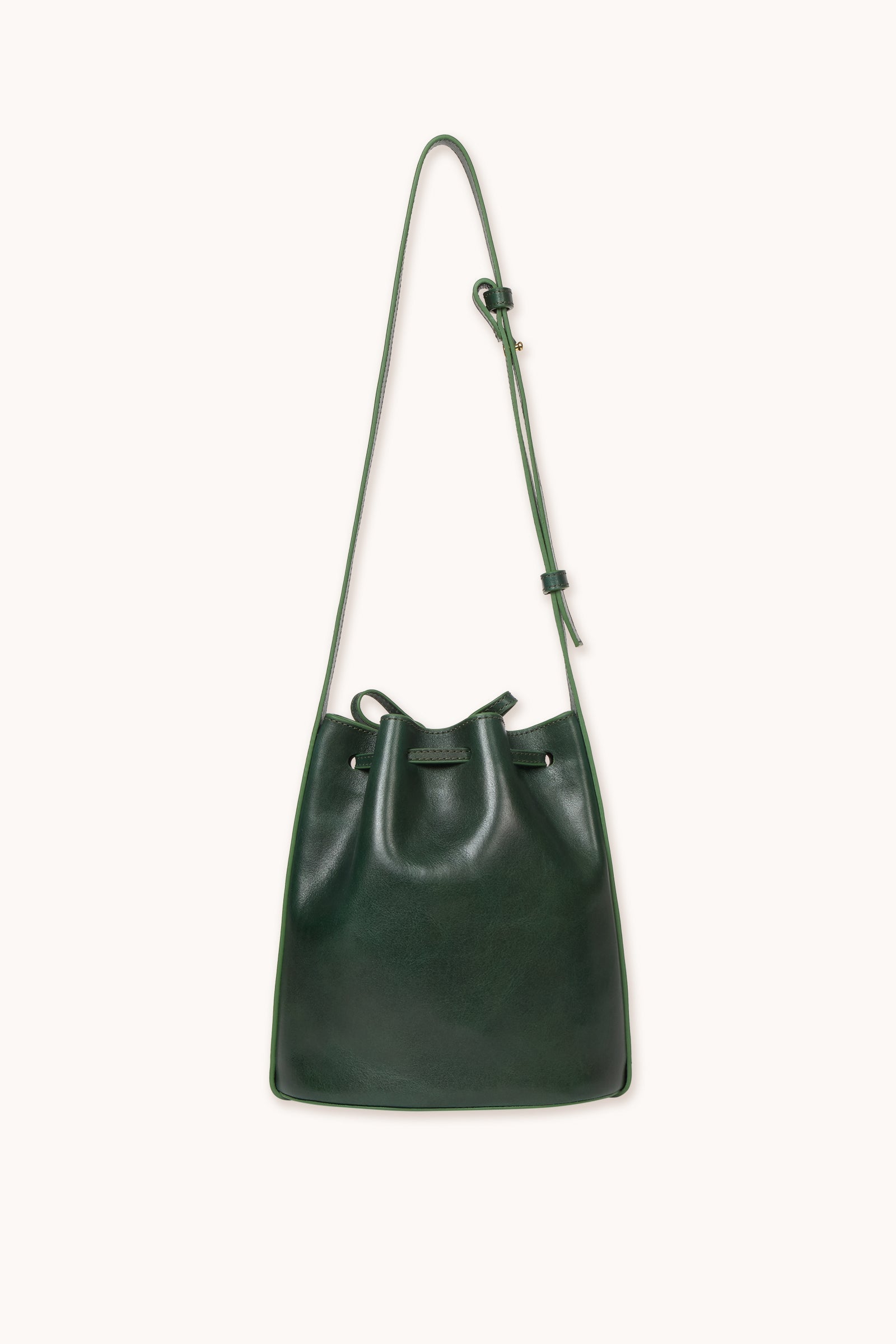 ANNE LEATHER SMALL BUCKET BAG