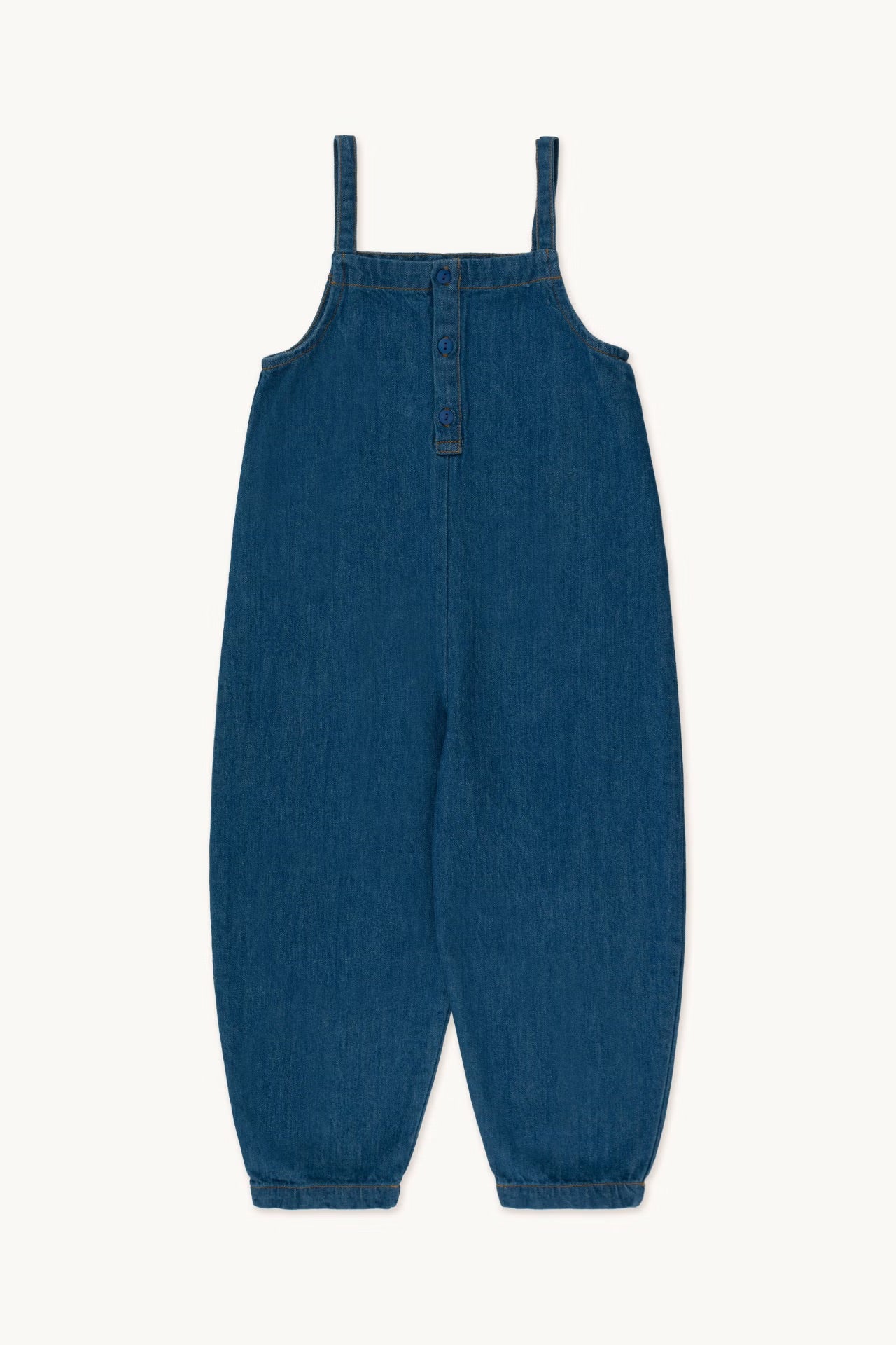 SOLID DENIM DUNGAREE