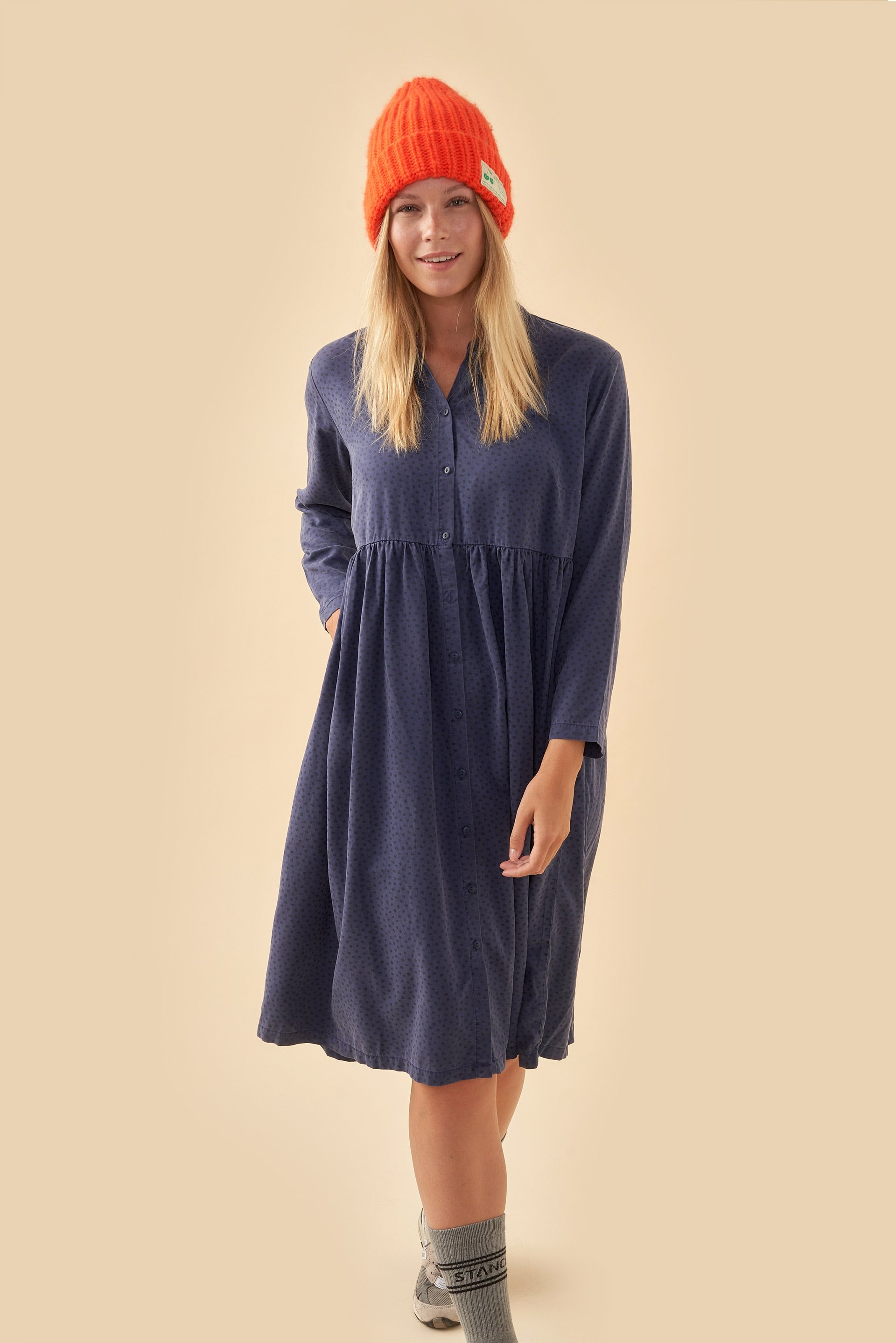 WOMAN LYOCELL MINI FLOWERS DRESS