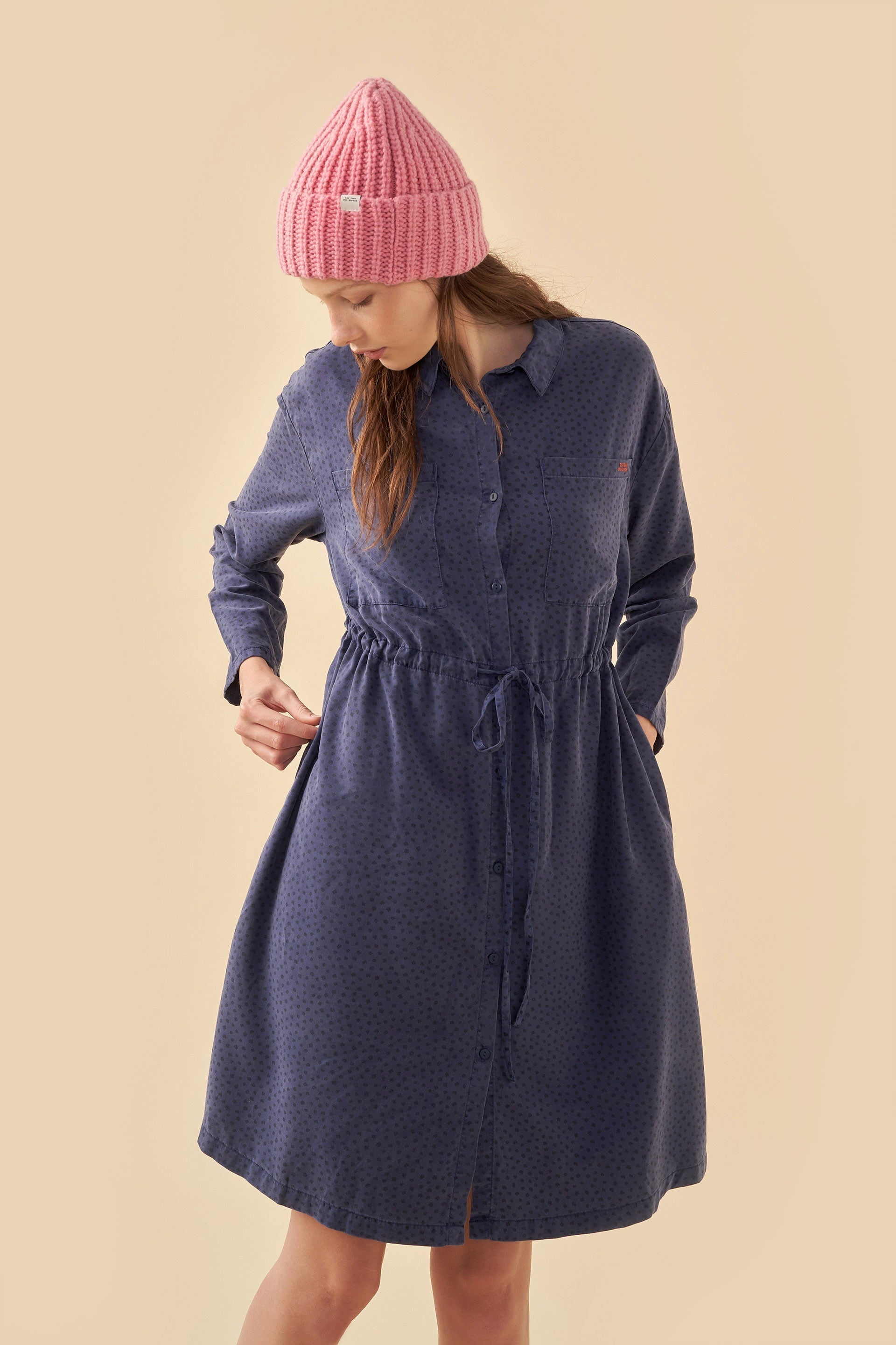 WOMAN LYOCELL MINI FLOWERS SHORT DRESS