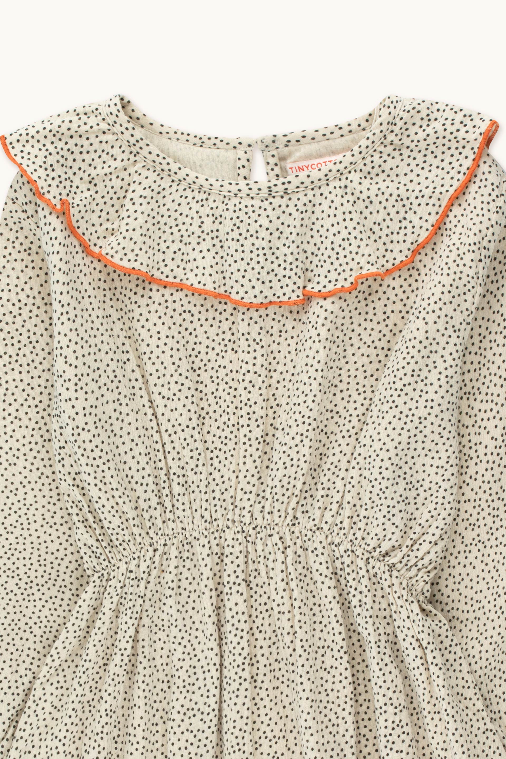 PEQUEÑO DOTS VESTIDO VOLANTES