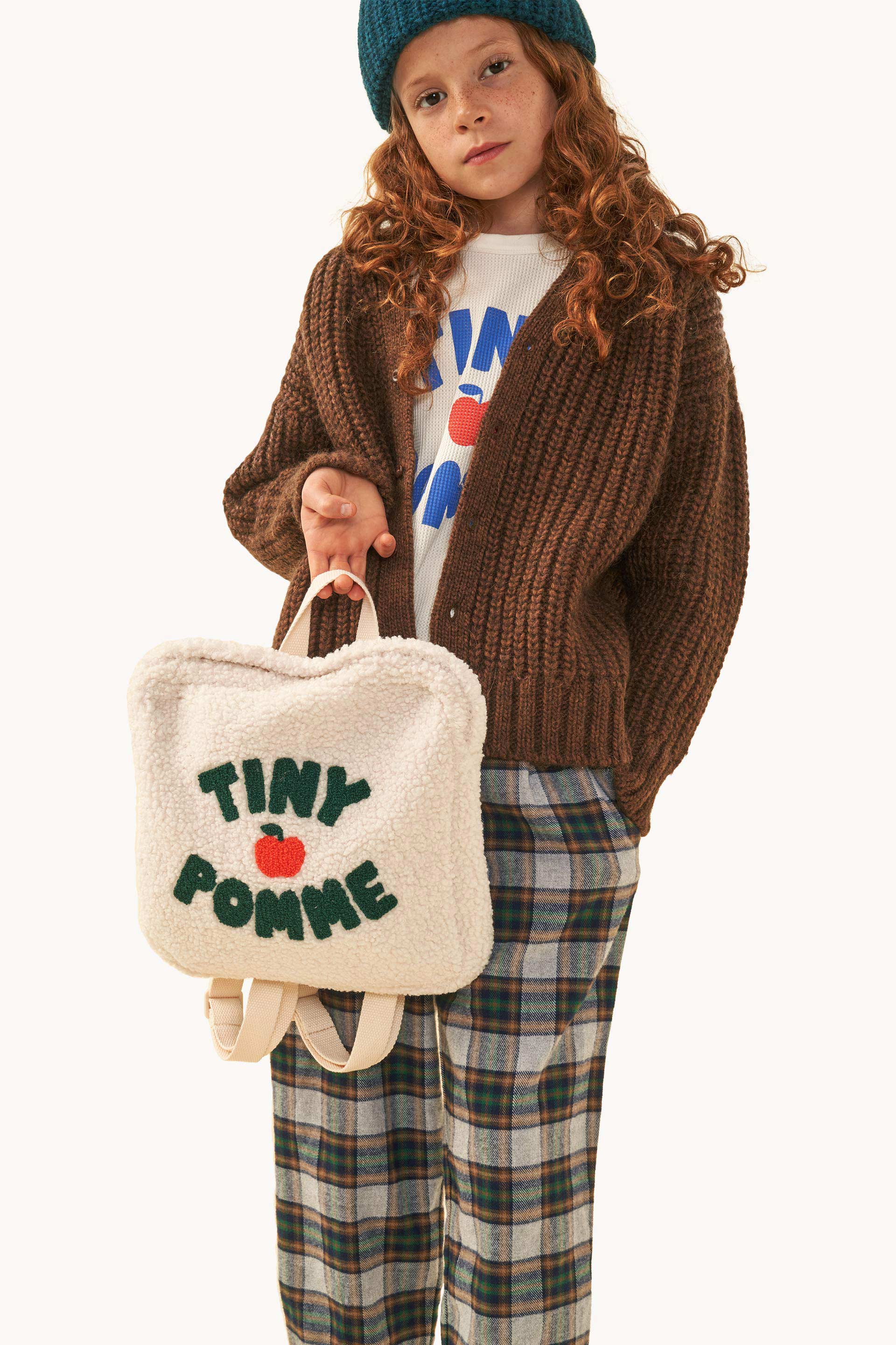 TINY POMME SHERPA TODDLER BACKPACK