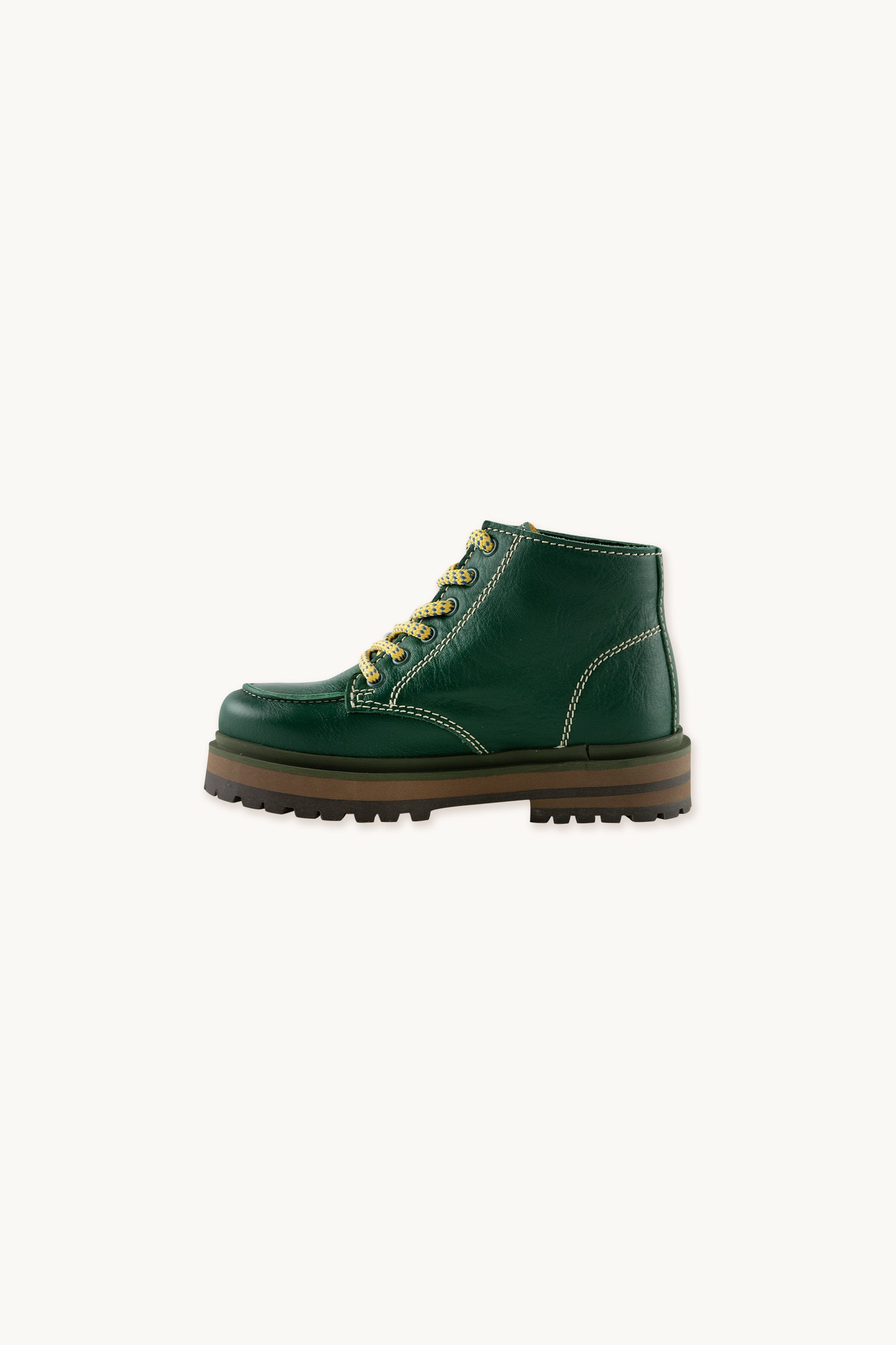 LACE-UP LEATHER BOOTS