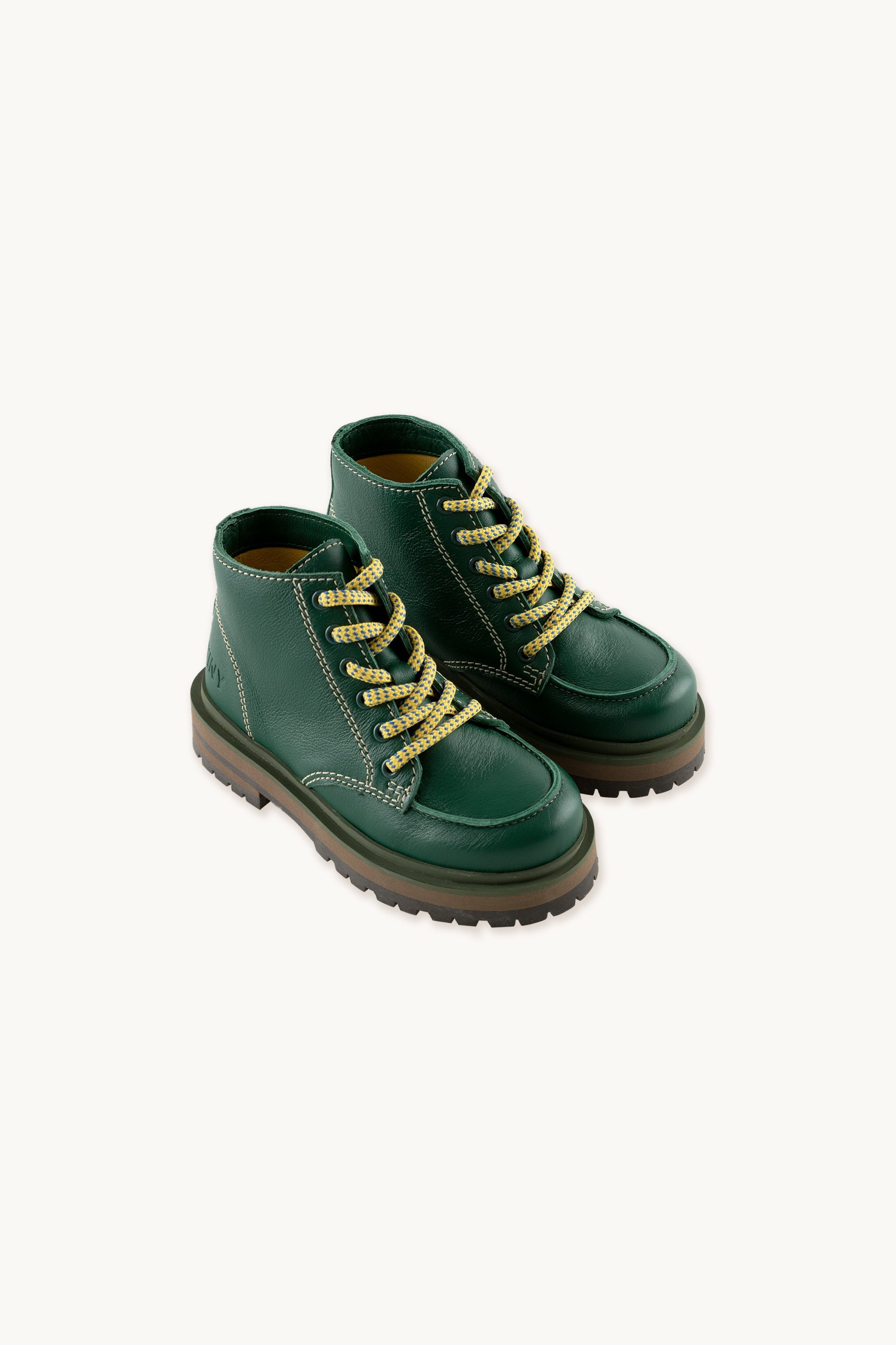 LACE-UP LEATHER BOOTS
