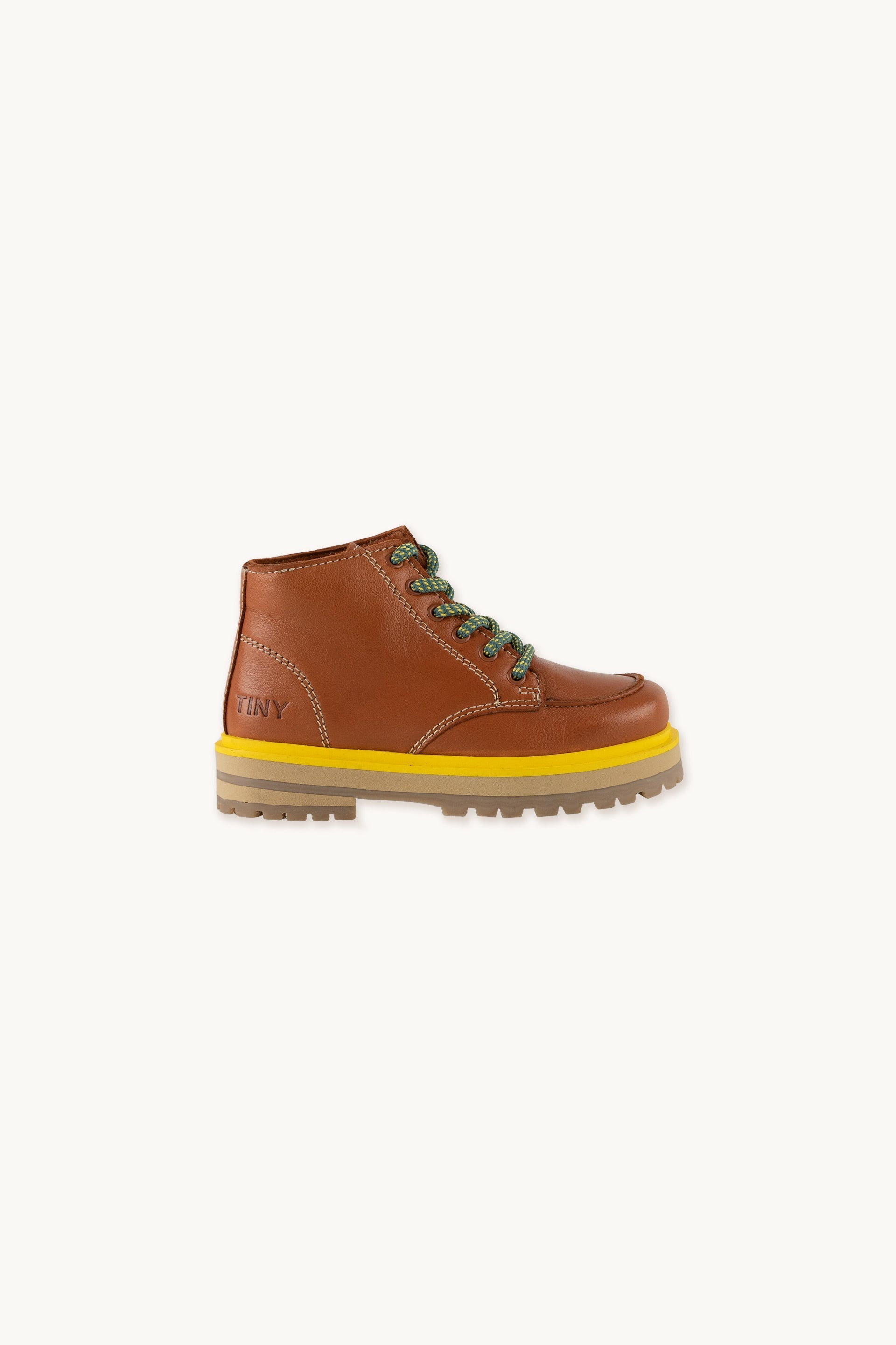 LACE-UP LEATHER BOOTS