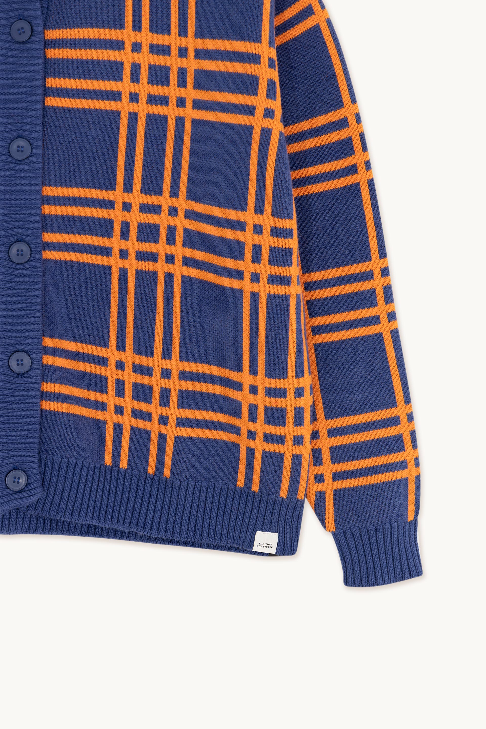 BELEN CHECKED CARDIGAN