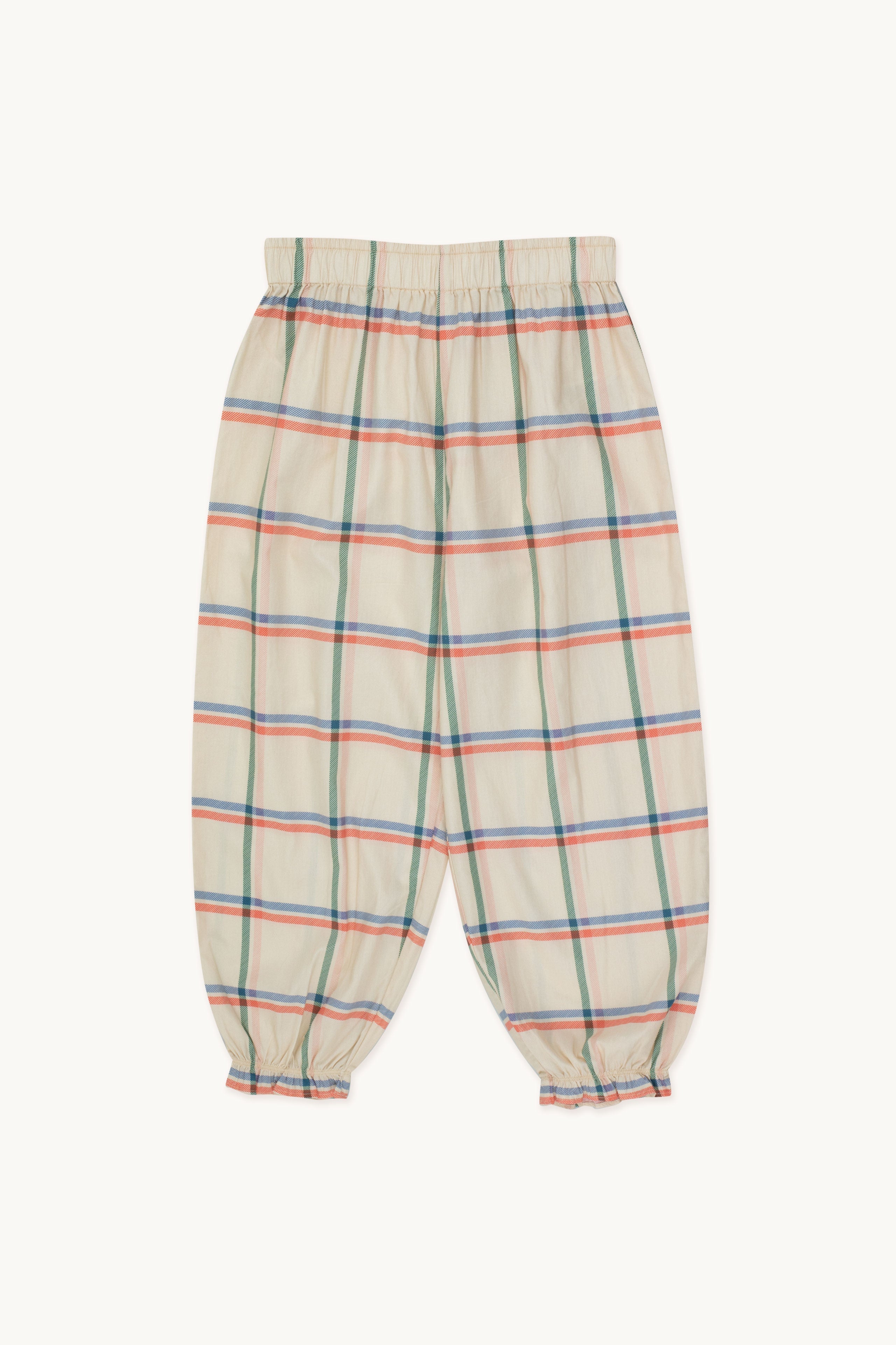 CHECK FRILL PANT