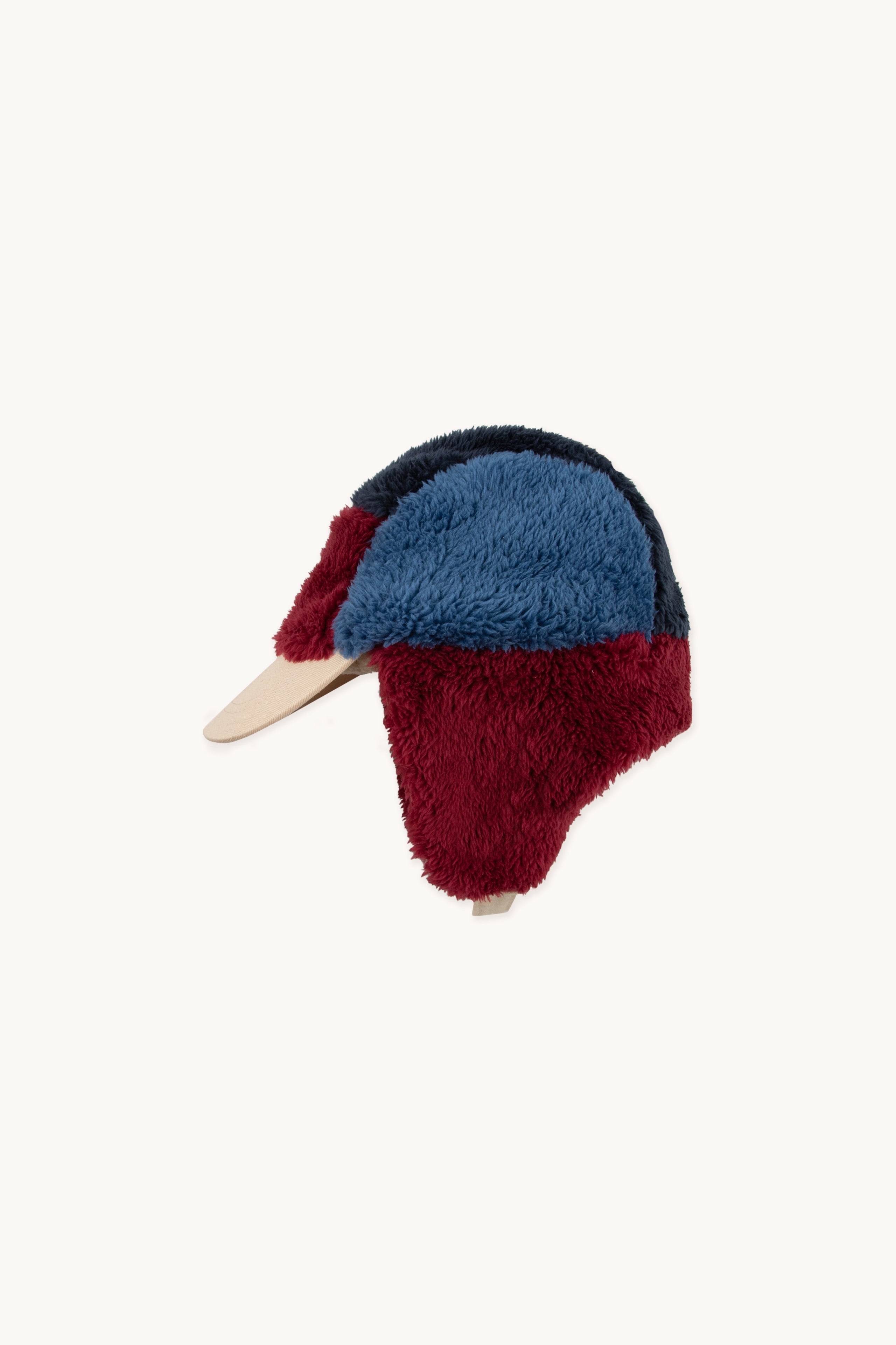 COLOR BLOCK POLAR SHERPA CAP