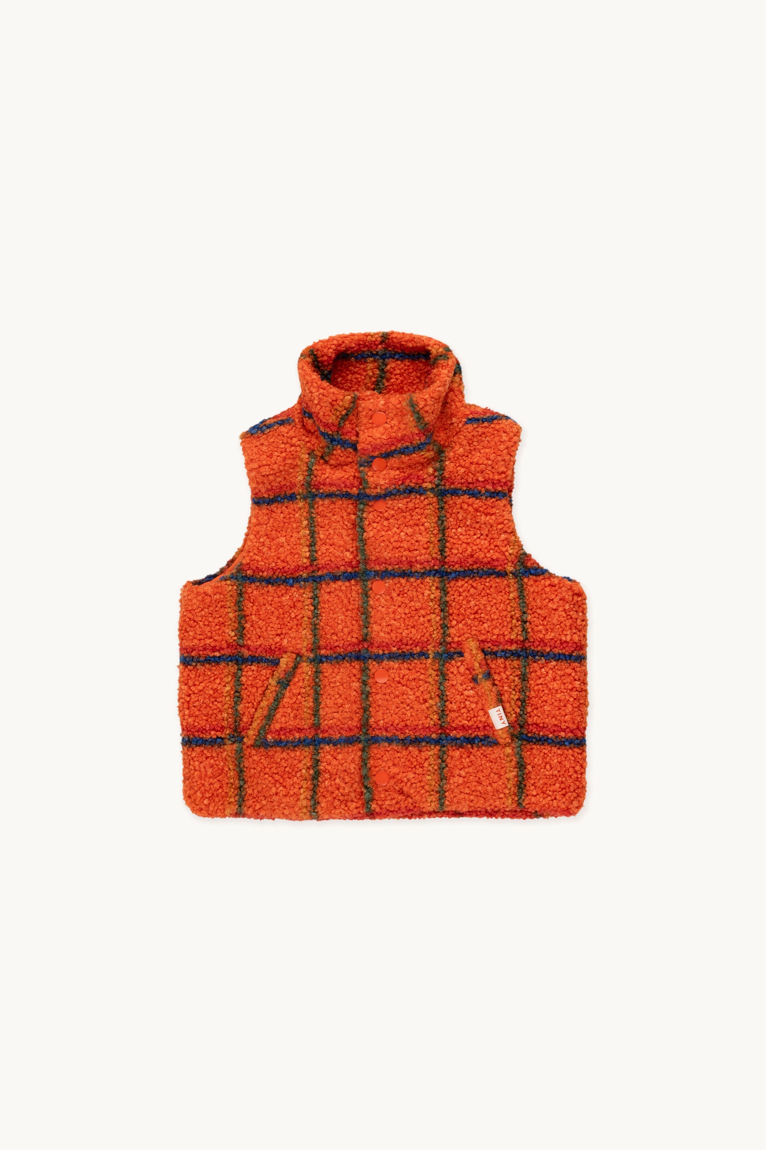 CHECK SHERPA VEST