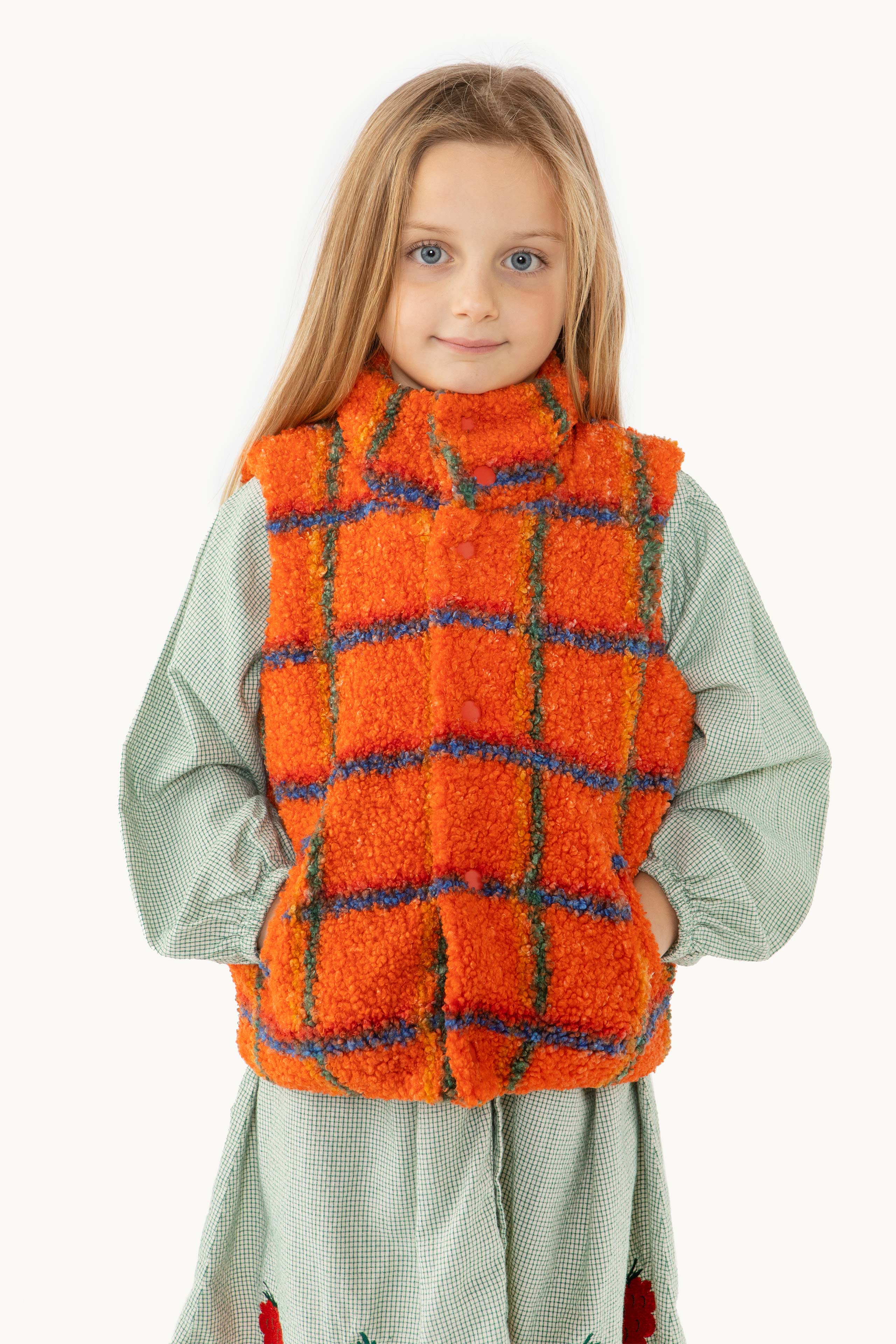 CHECK SHERPA VEST