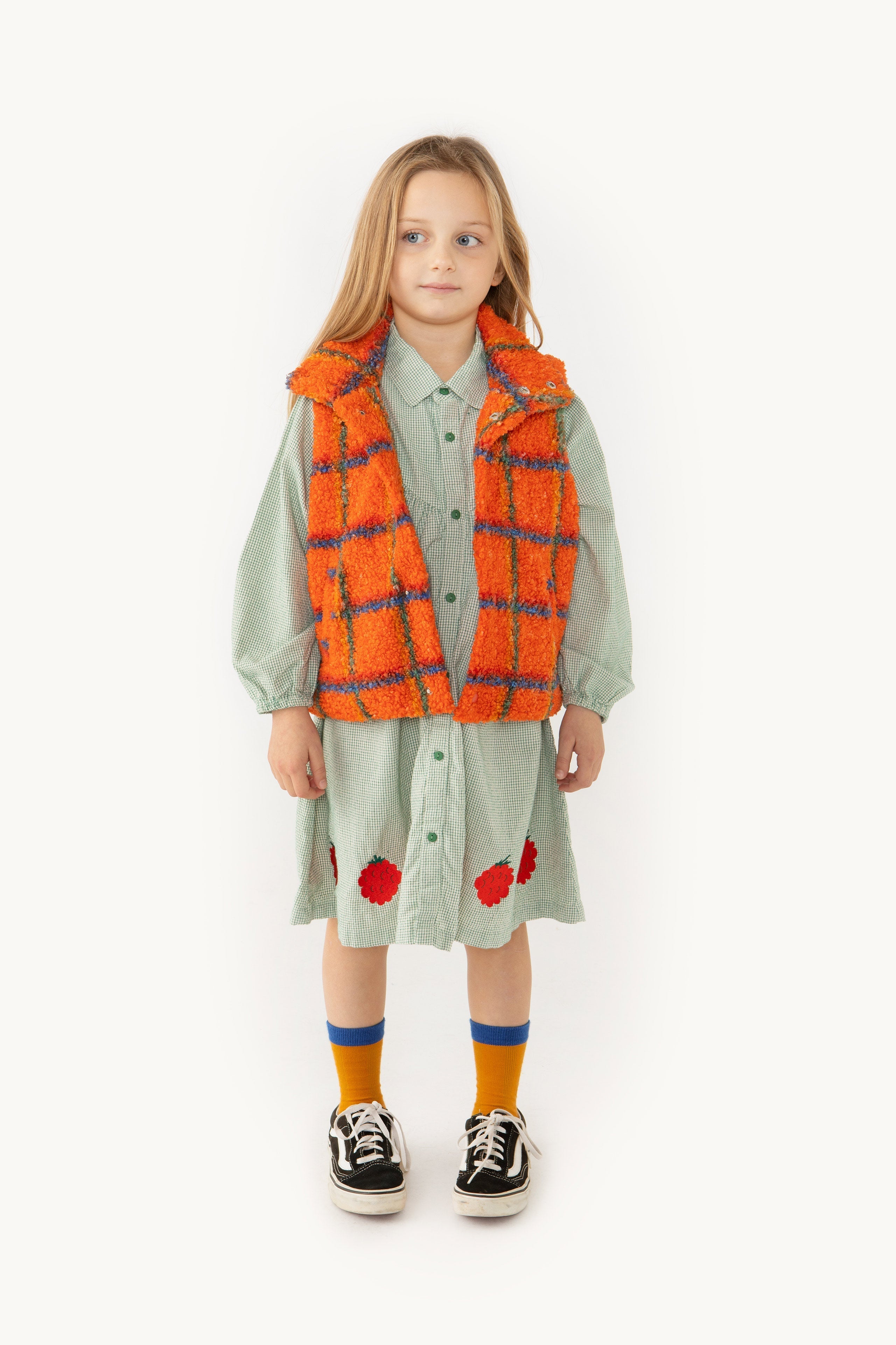 CHECK SHERPA VEST