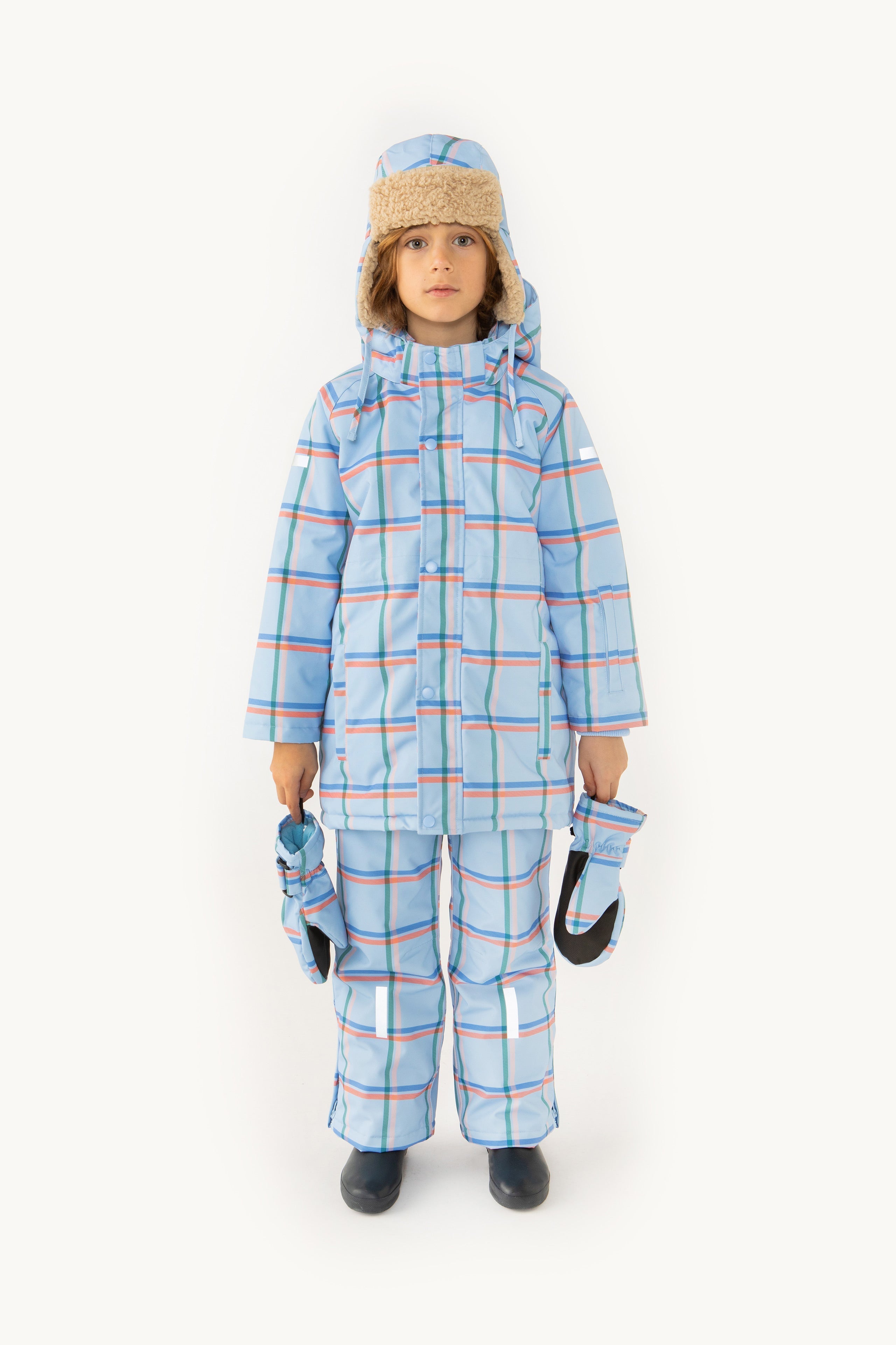 CHECK SNOW PANT