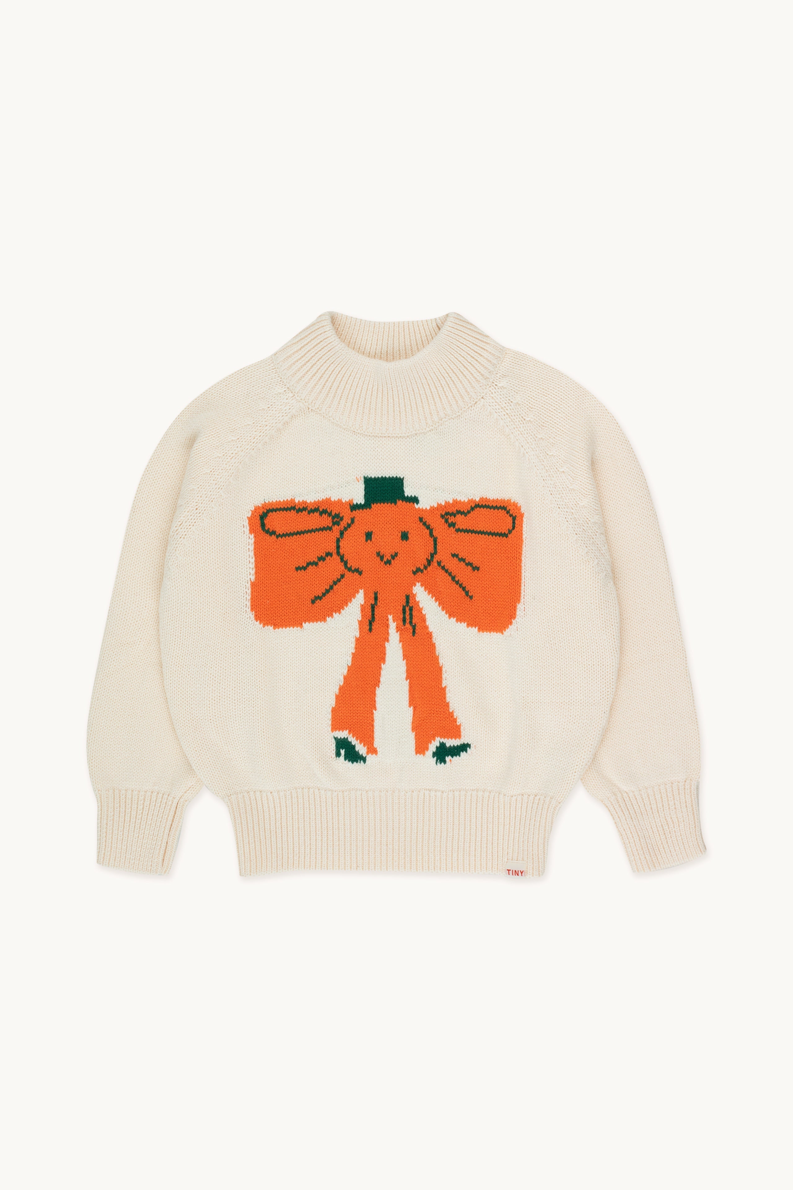 BOW MOCKNECK SWEATER
