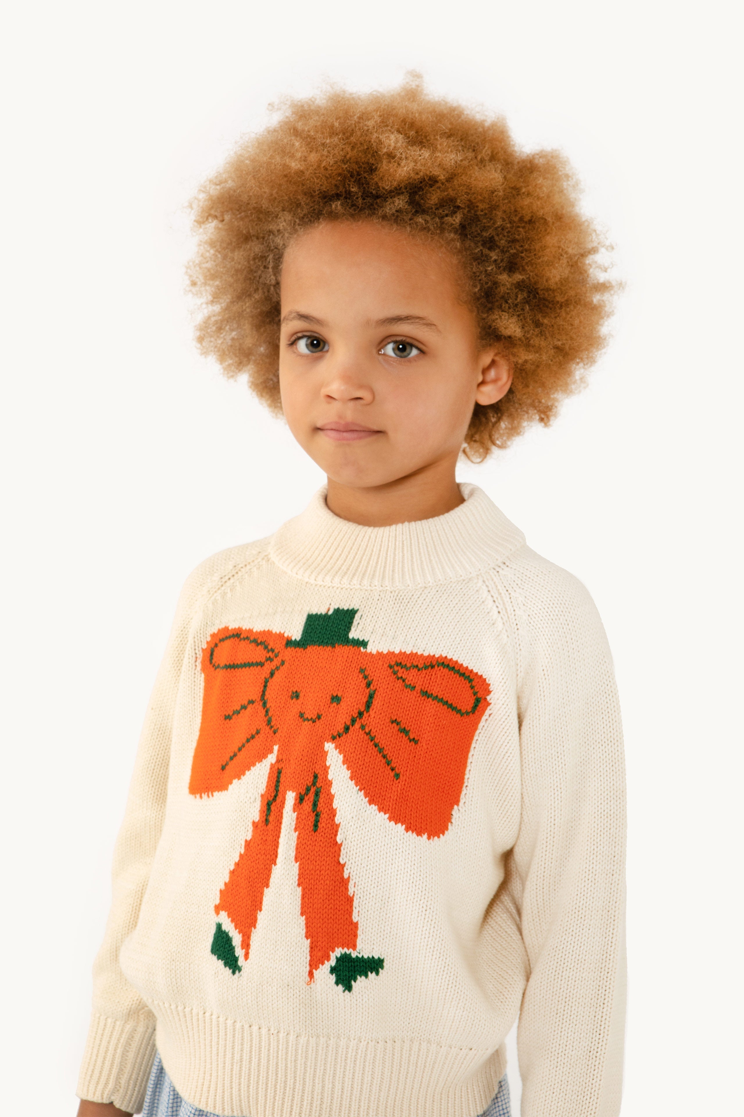 BOW MOCKNECK SWEATER