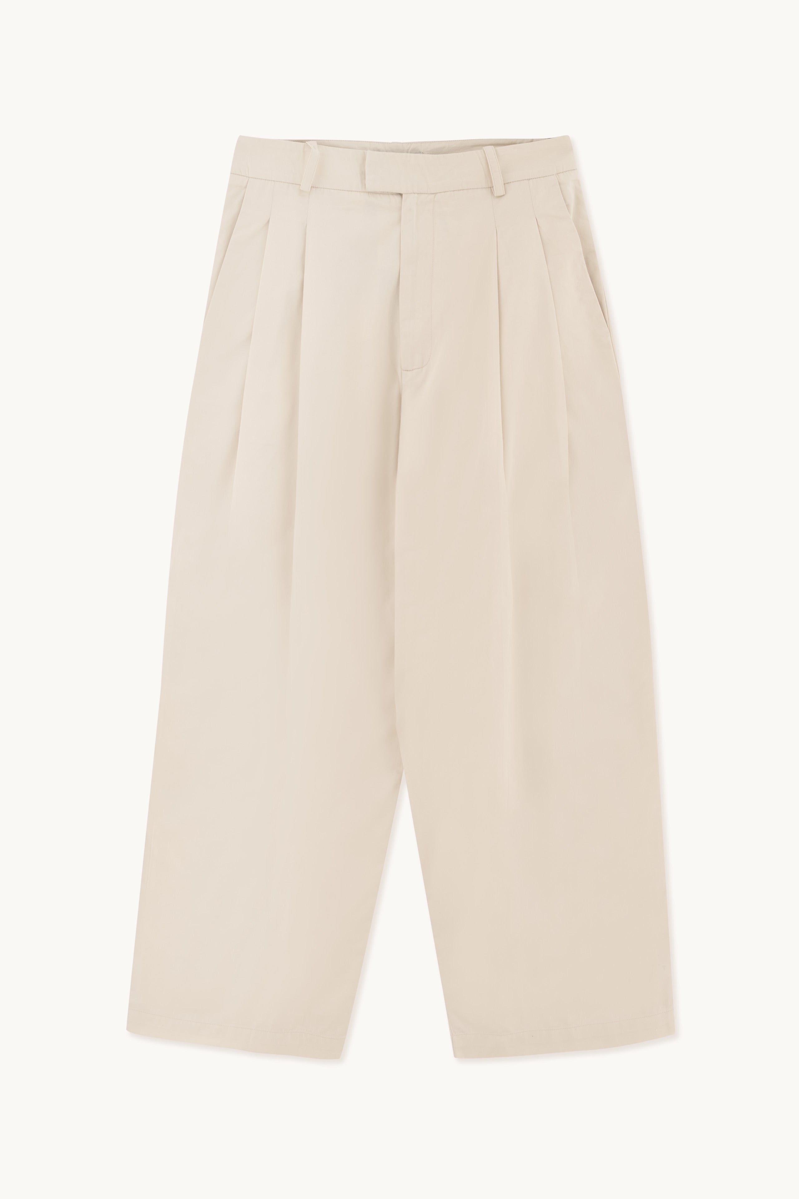 PLEATED TROUSERS