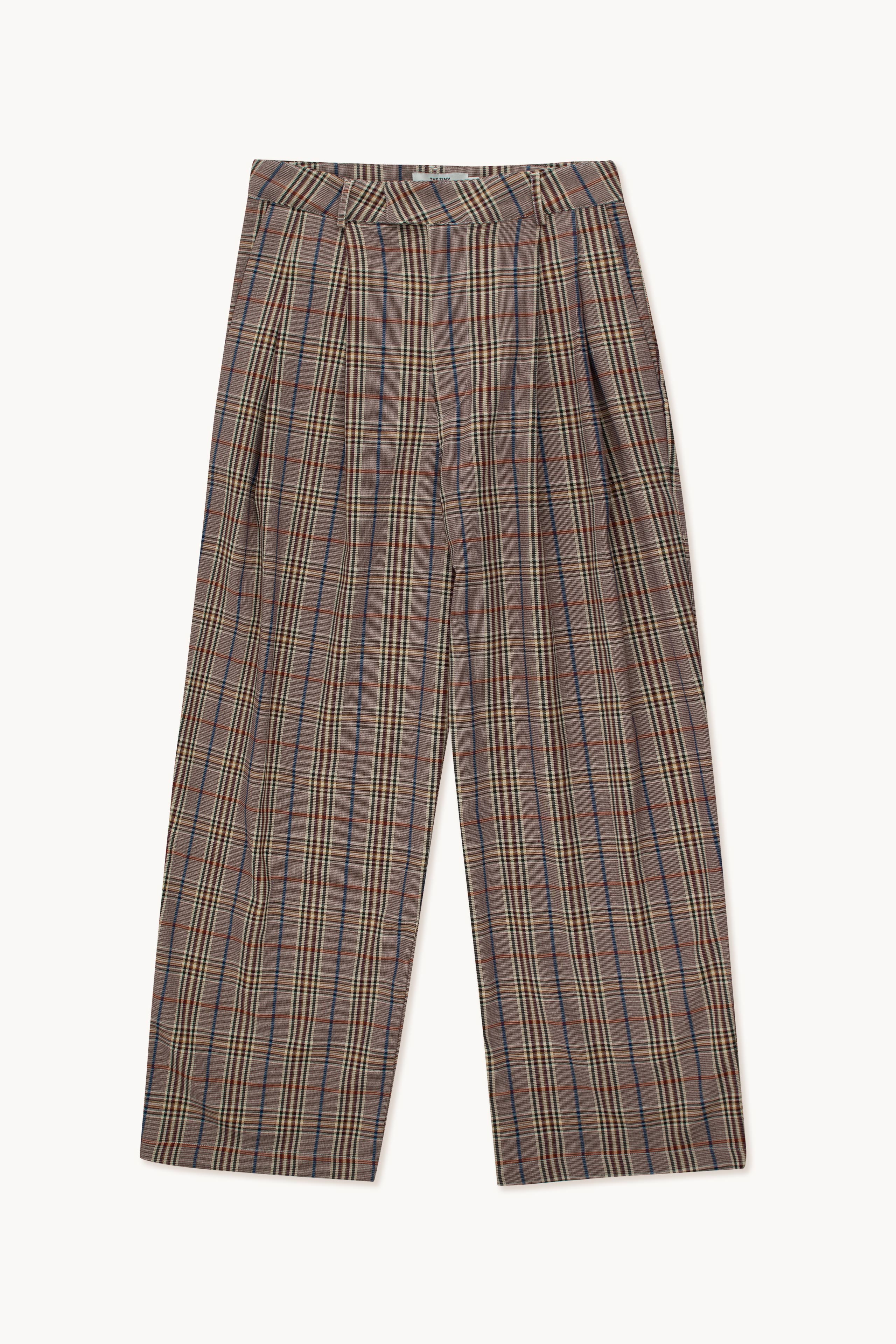 PLISADO CHECK PANTALONES