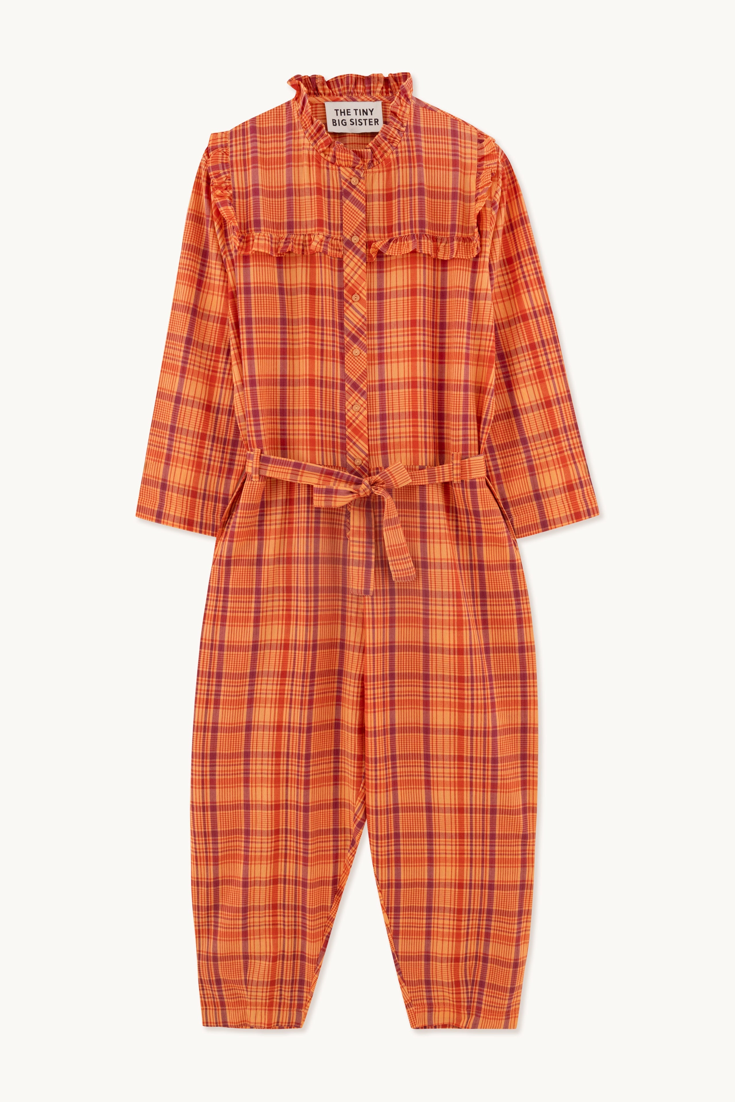 CHECK JUMPSUIT