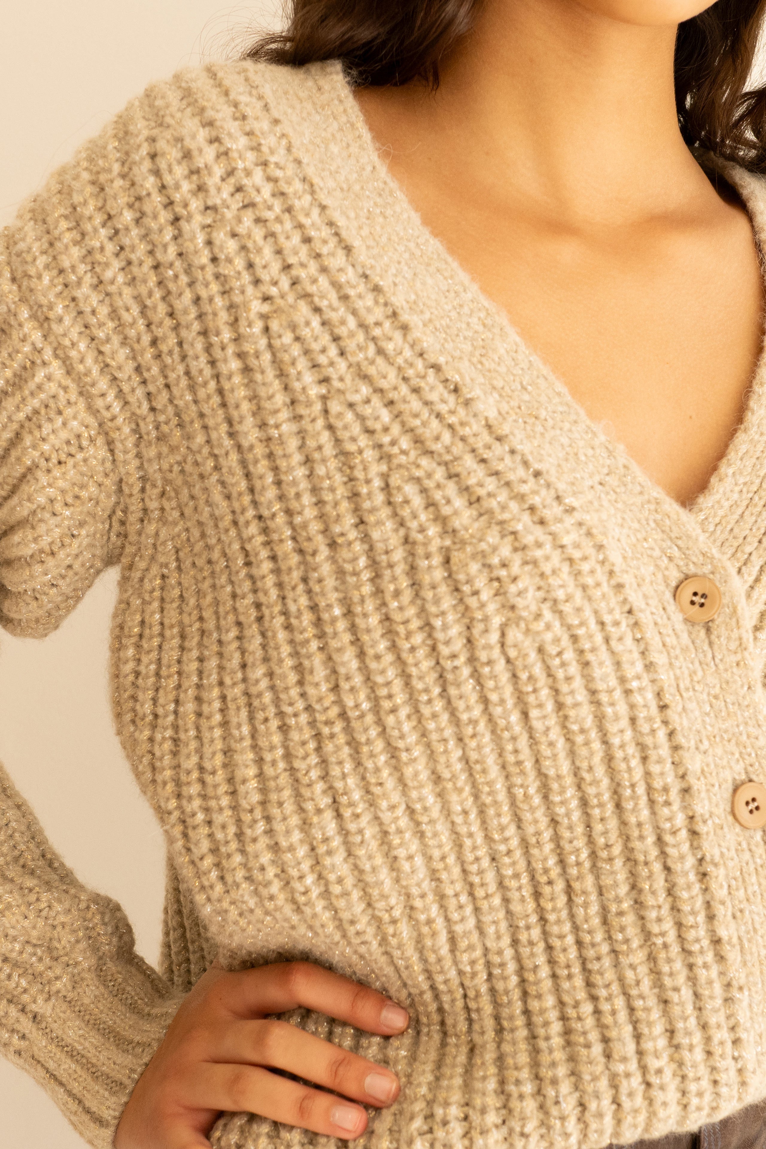 NORA LUREX CARDIGAN
