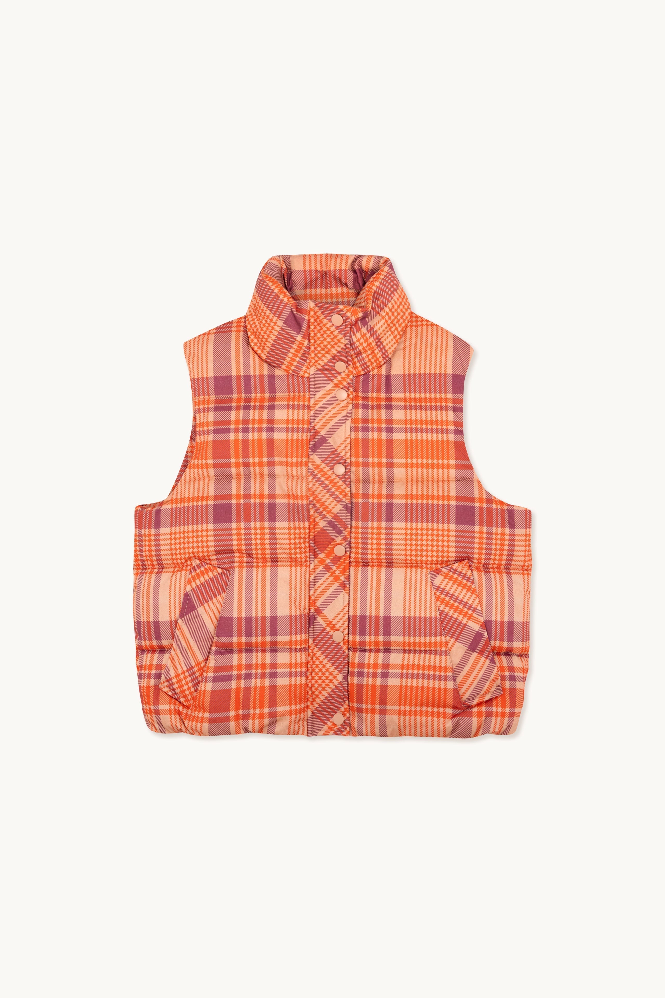 CHECK DOWN VEST