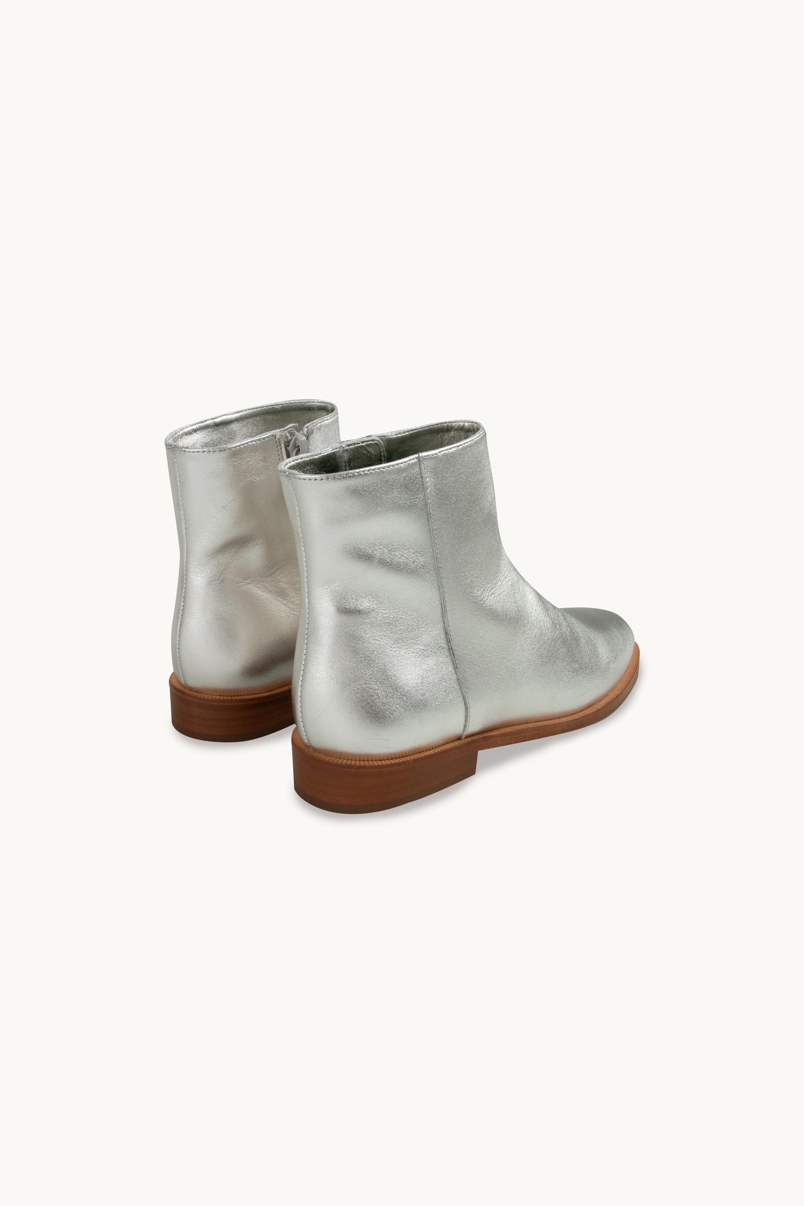 METALLIC ANKLE BOOTS