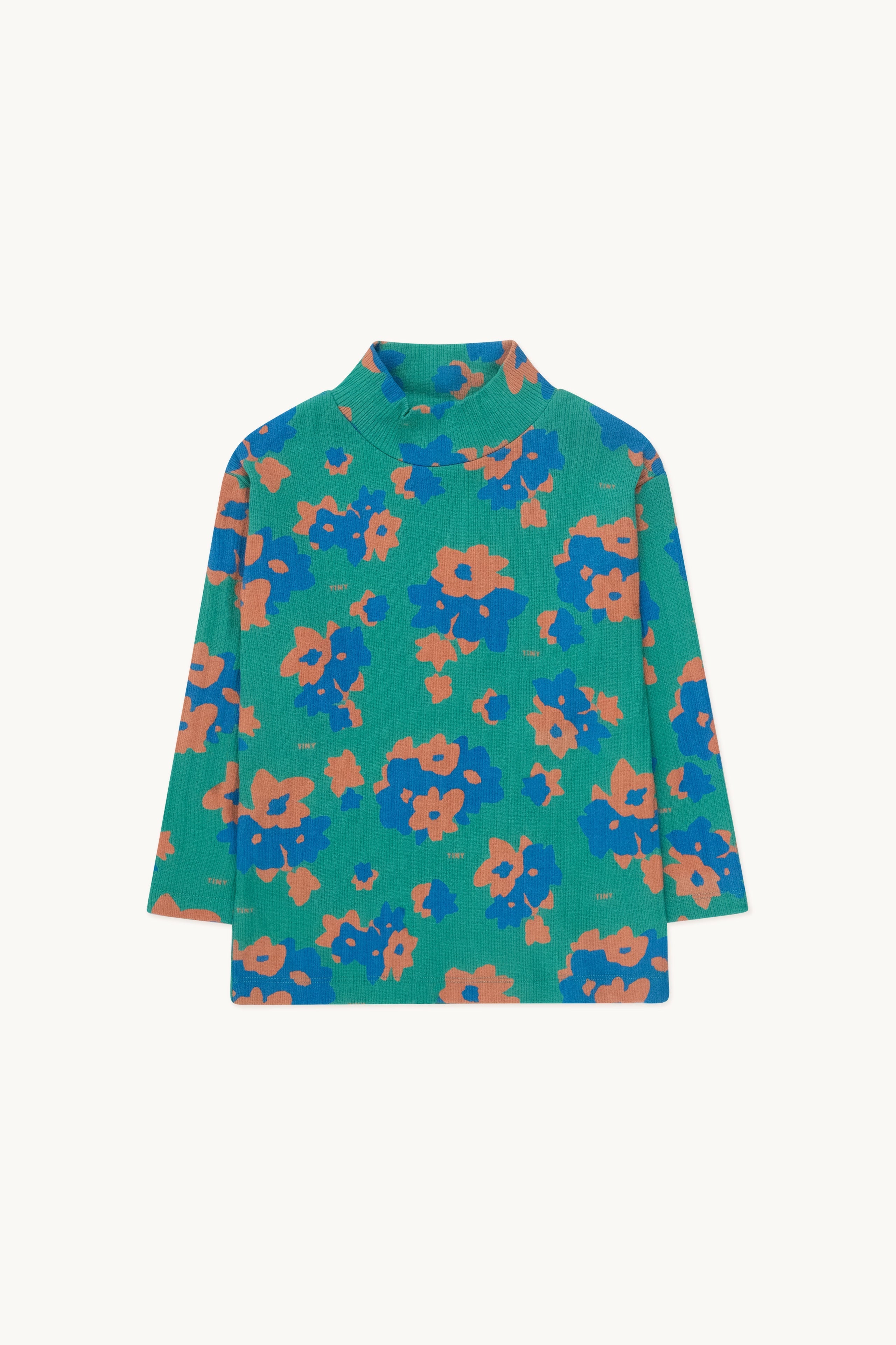 FLOWERS MOCKNECK
