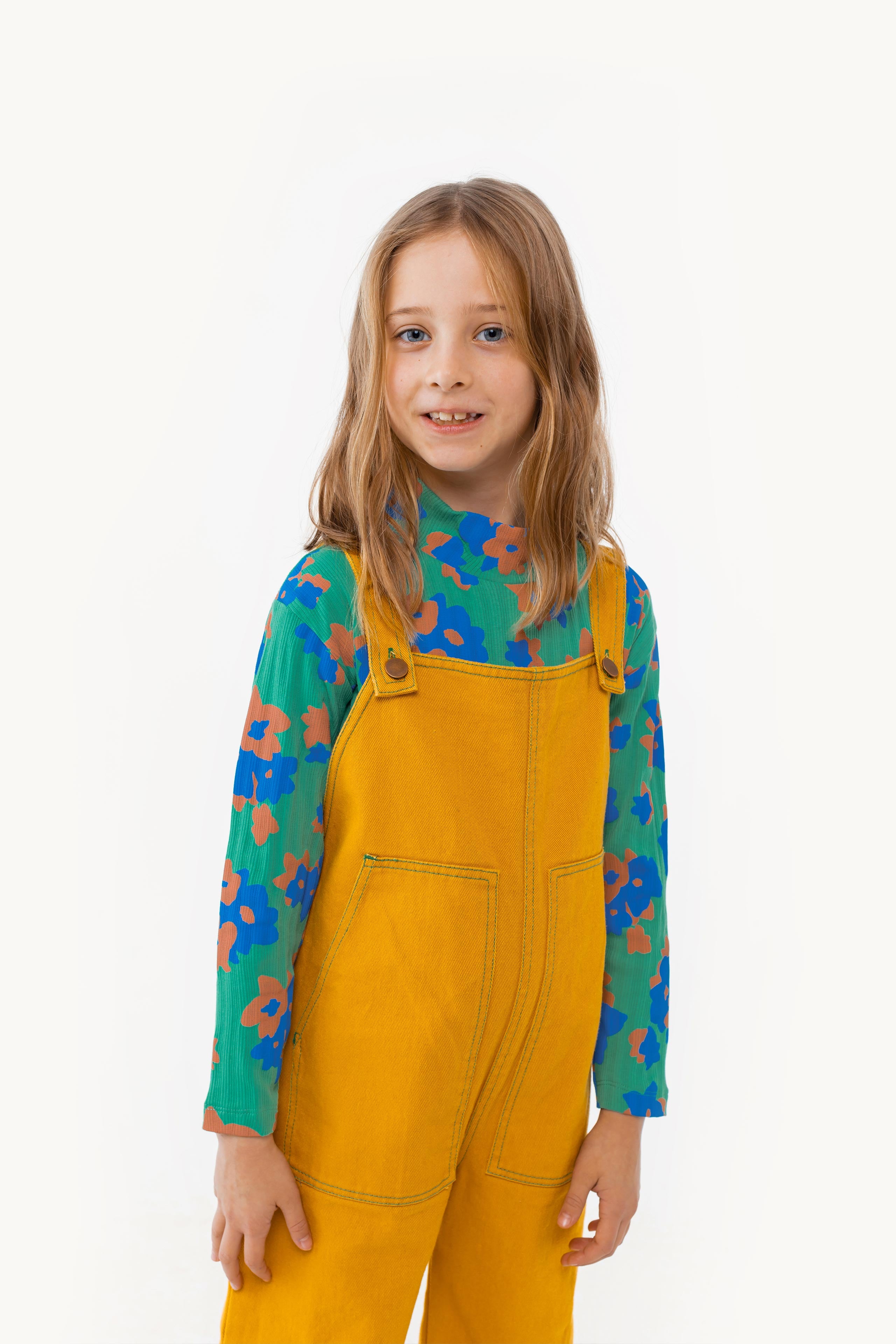 FLOWERS MOCKNECK
