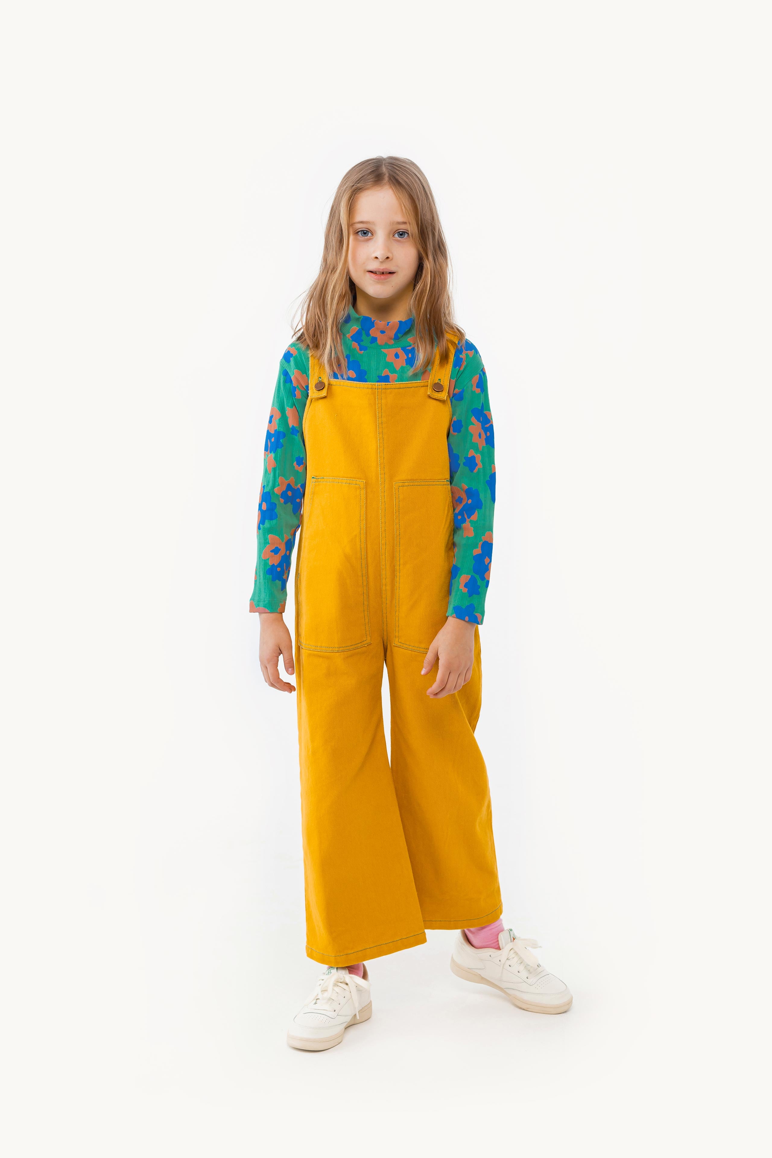 FLOWERS MOCKNECK