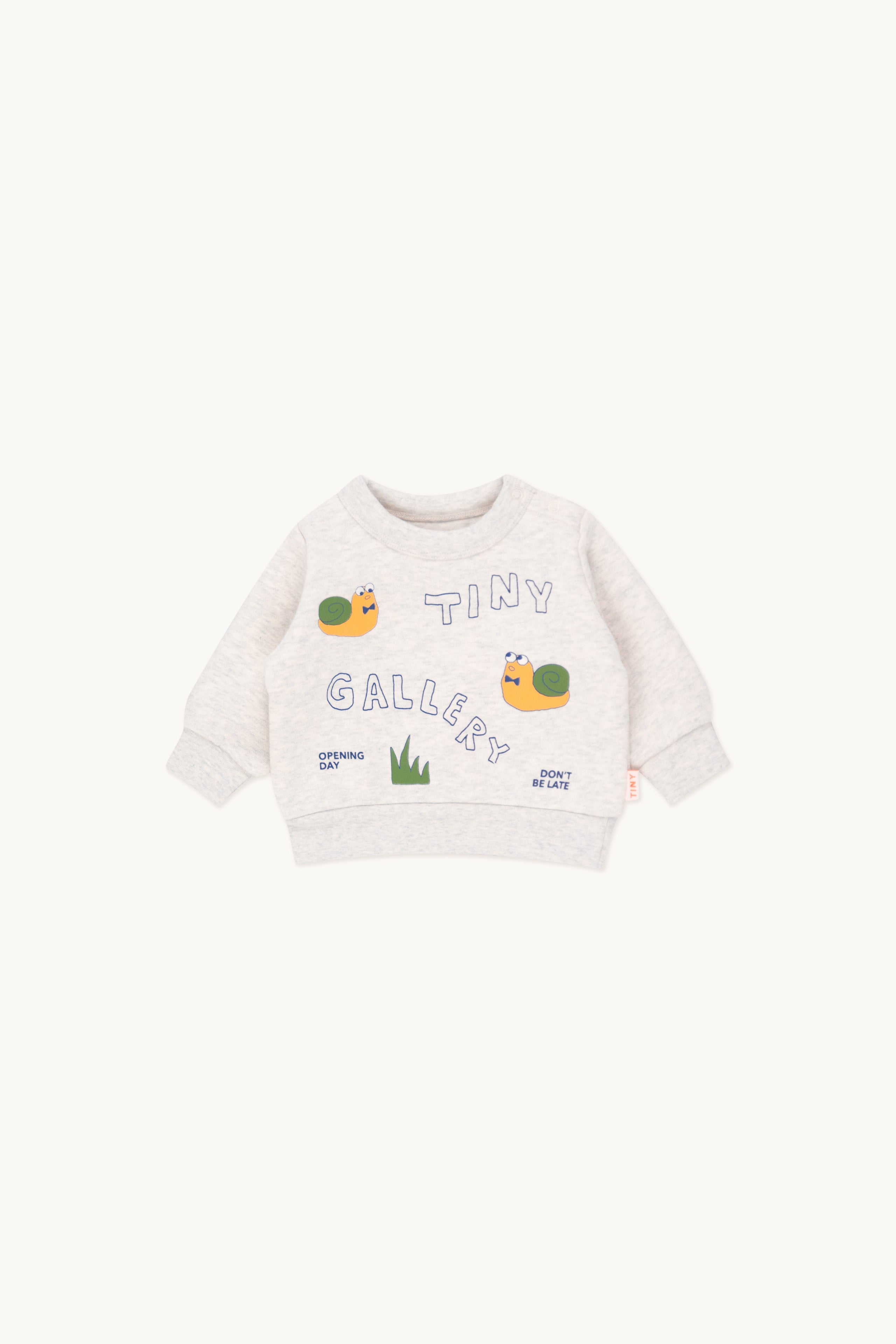 ARTSY SNAIL BABY SWEATSHIRT