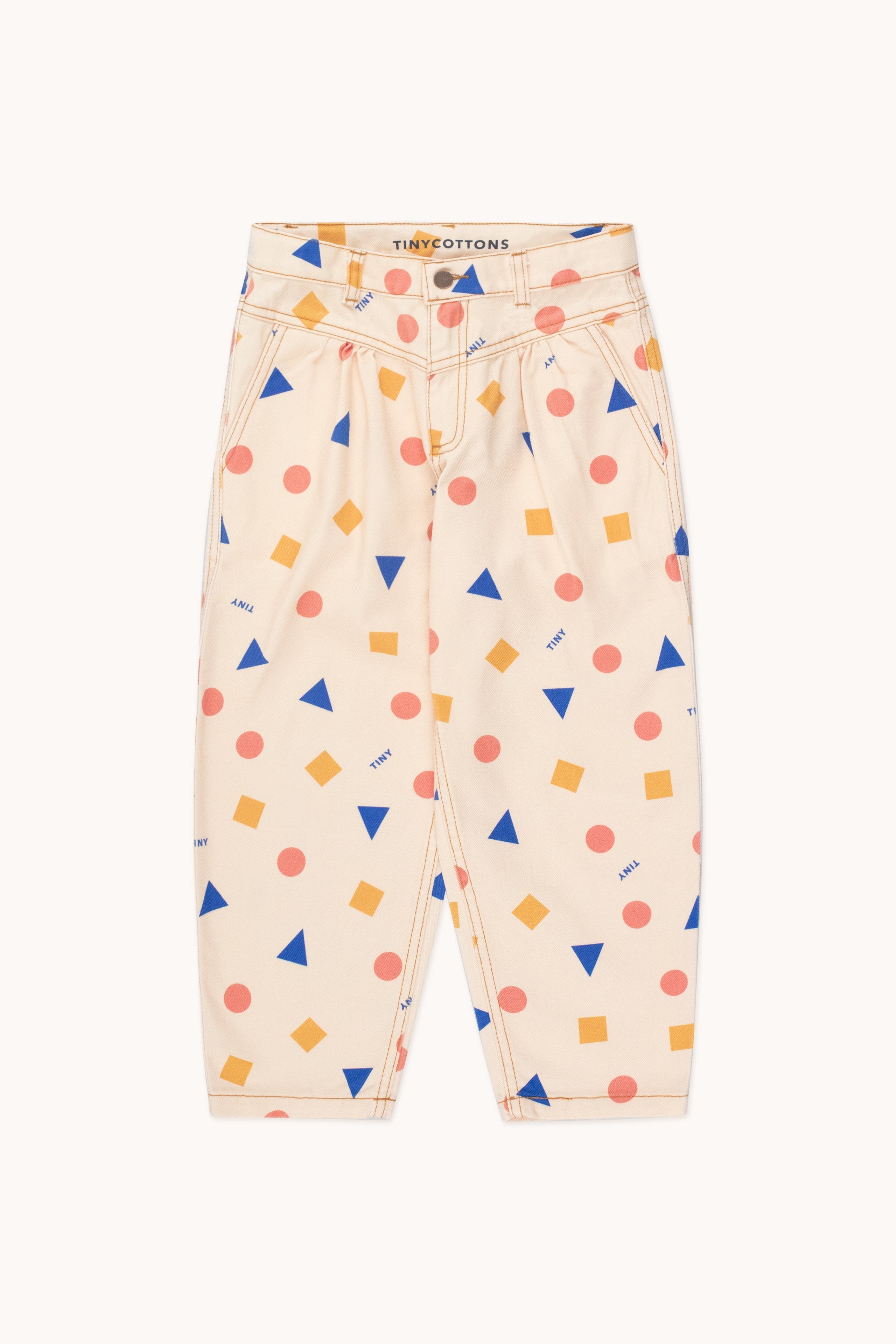 GEOMETRIC BARRREL PANT