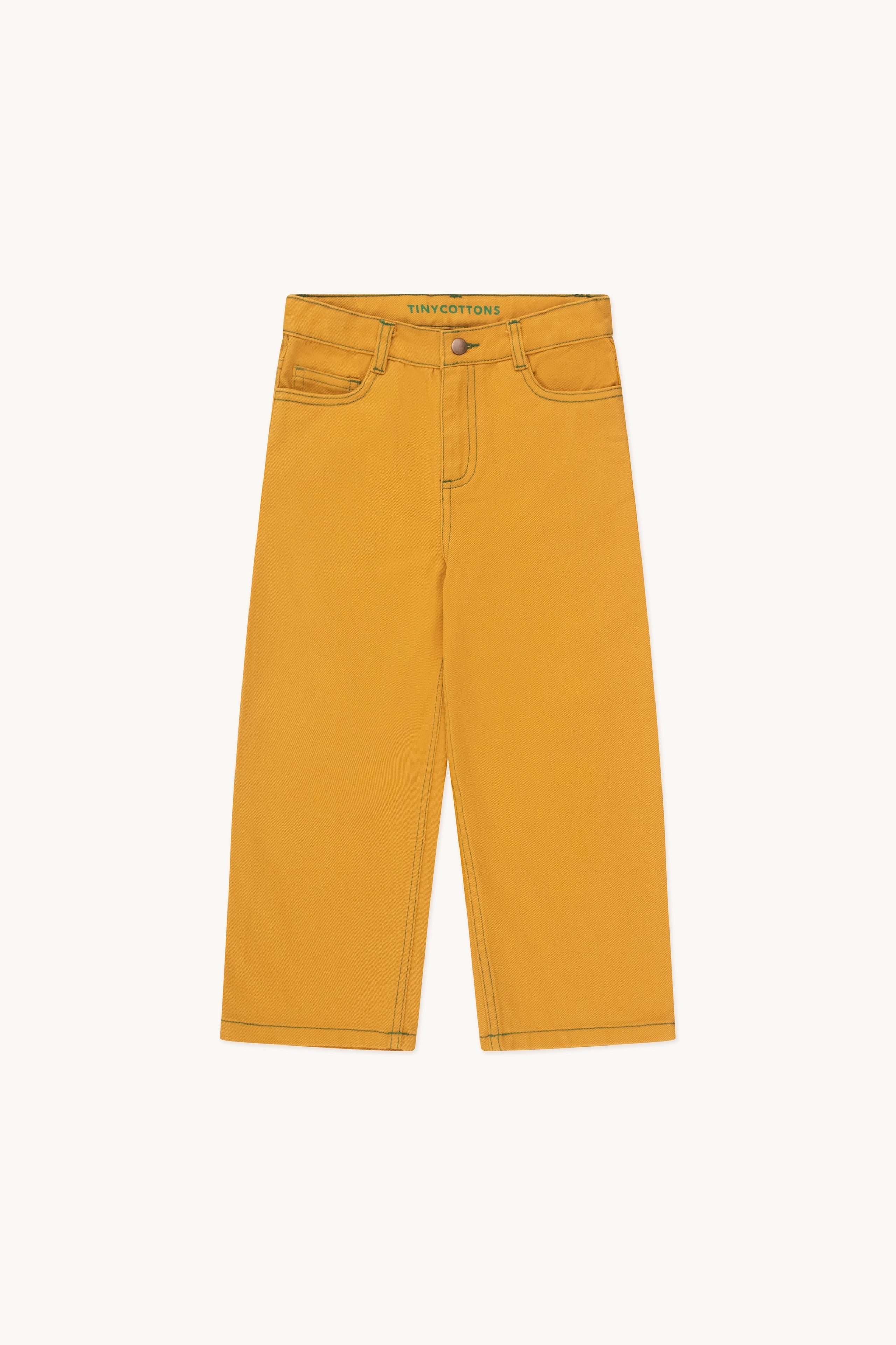 STRAIGHT CONTRAST JEANS