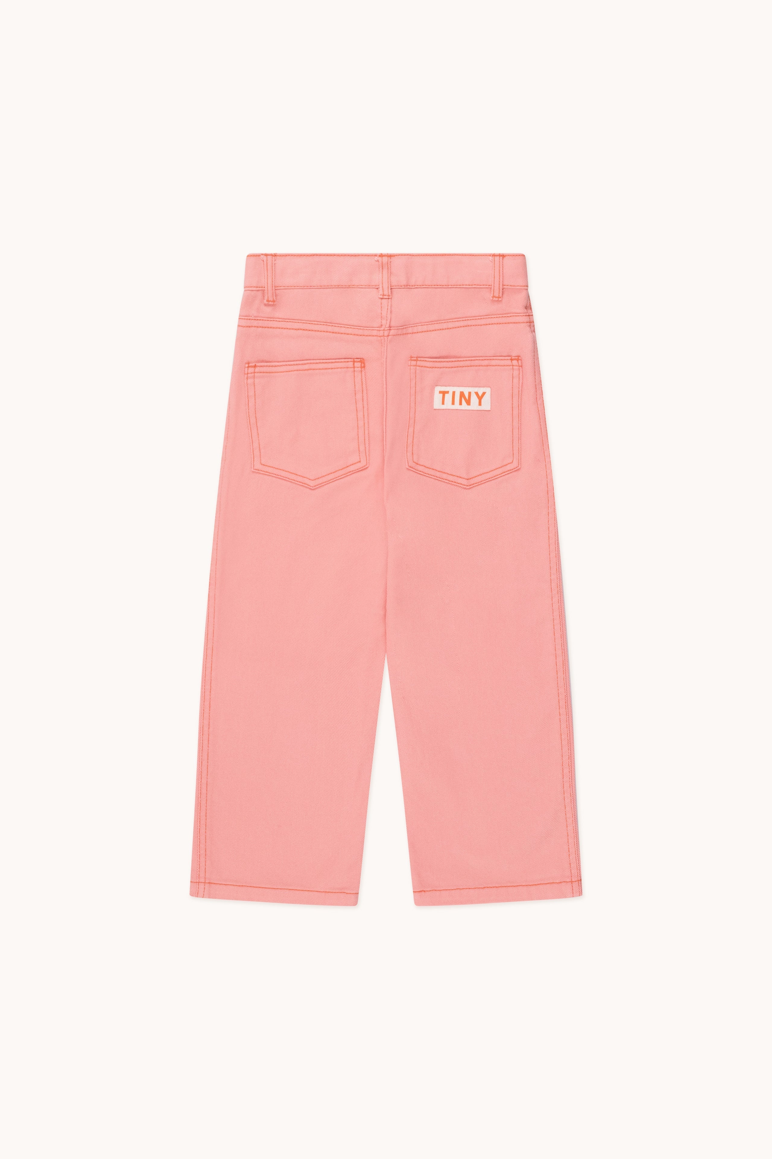 STRAIGHT CONTRAST JEANS