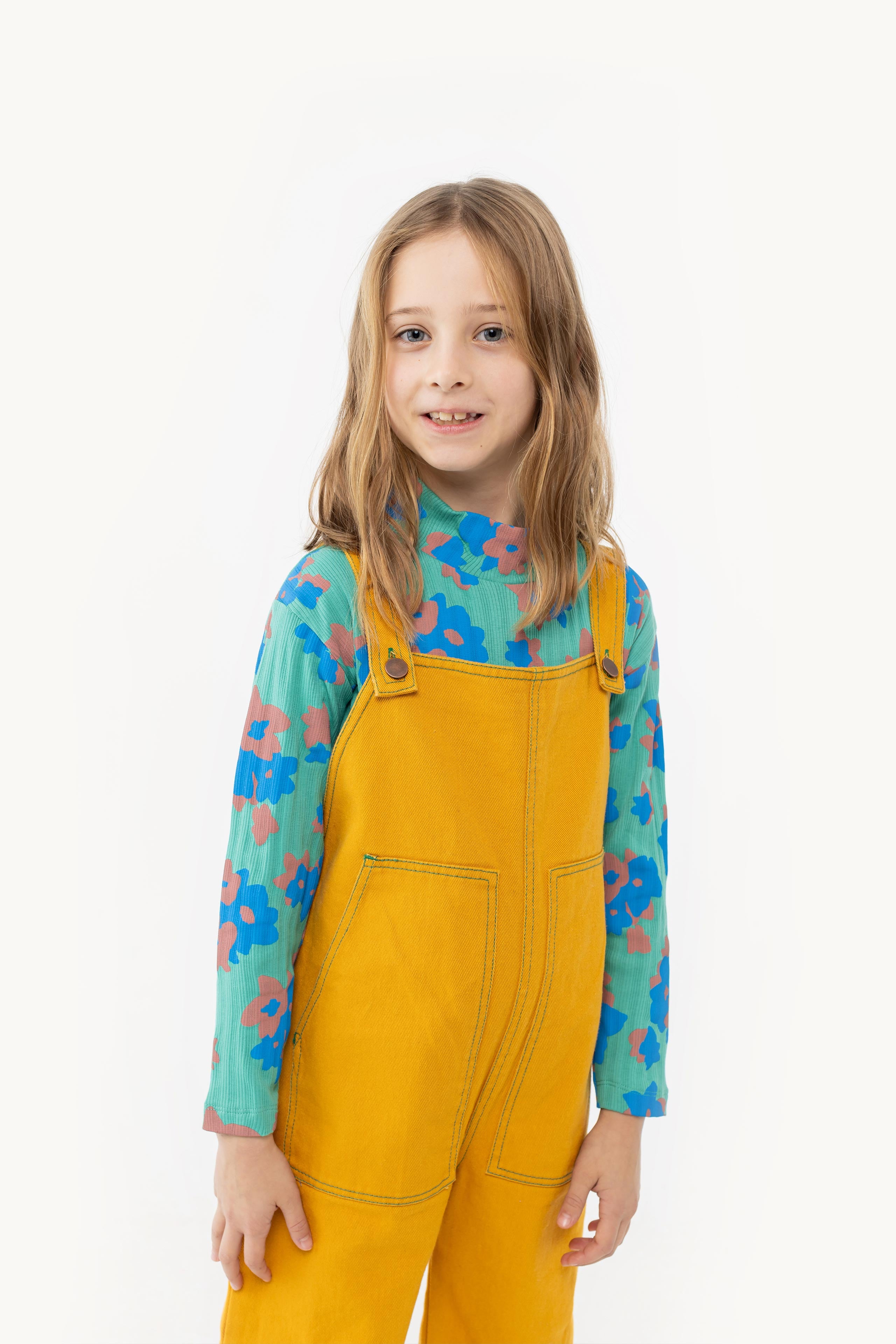 CONTRAST DUNGAREE