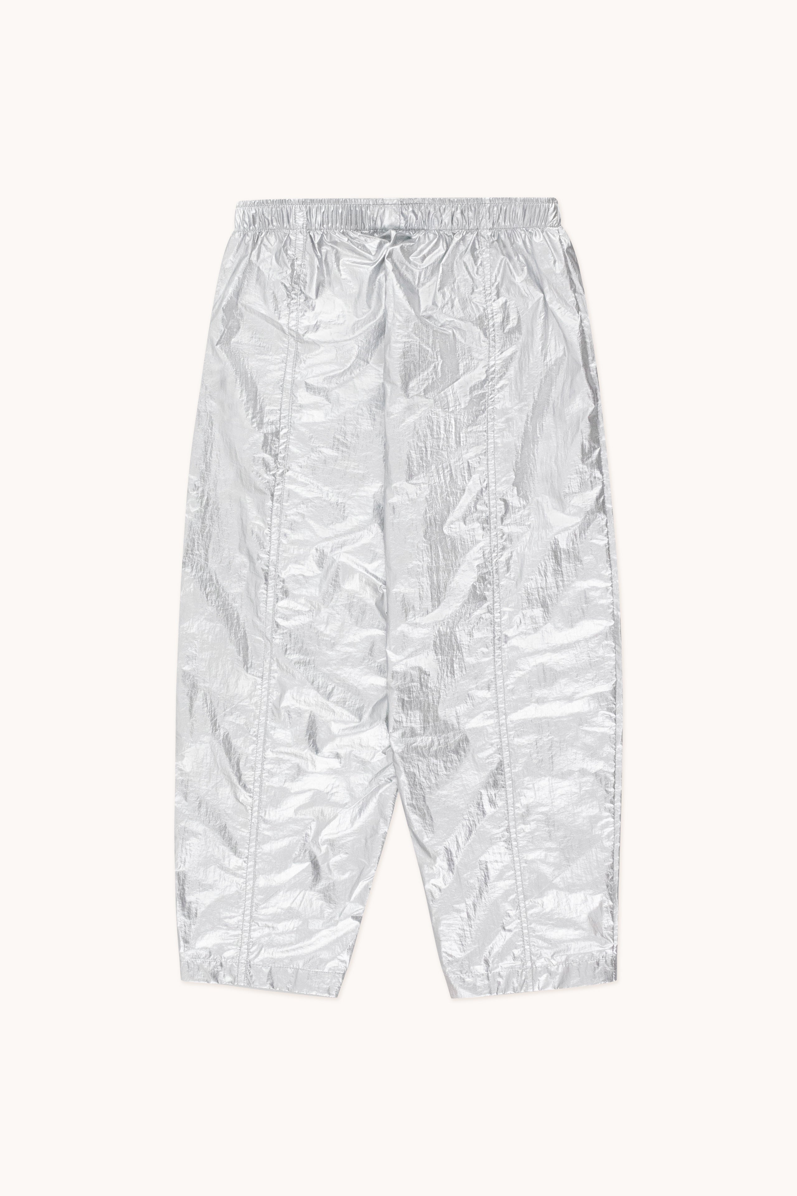 METALLIC BARREL PANT