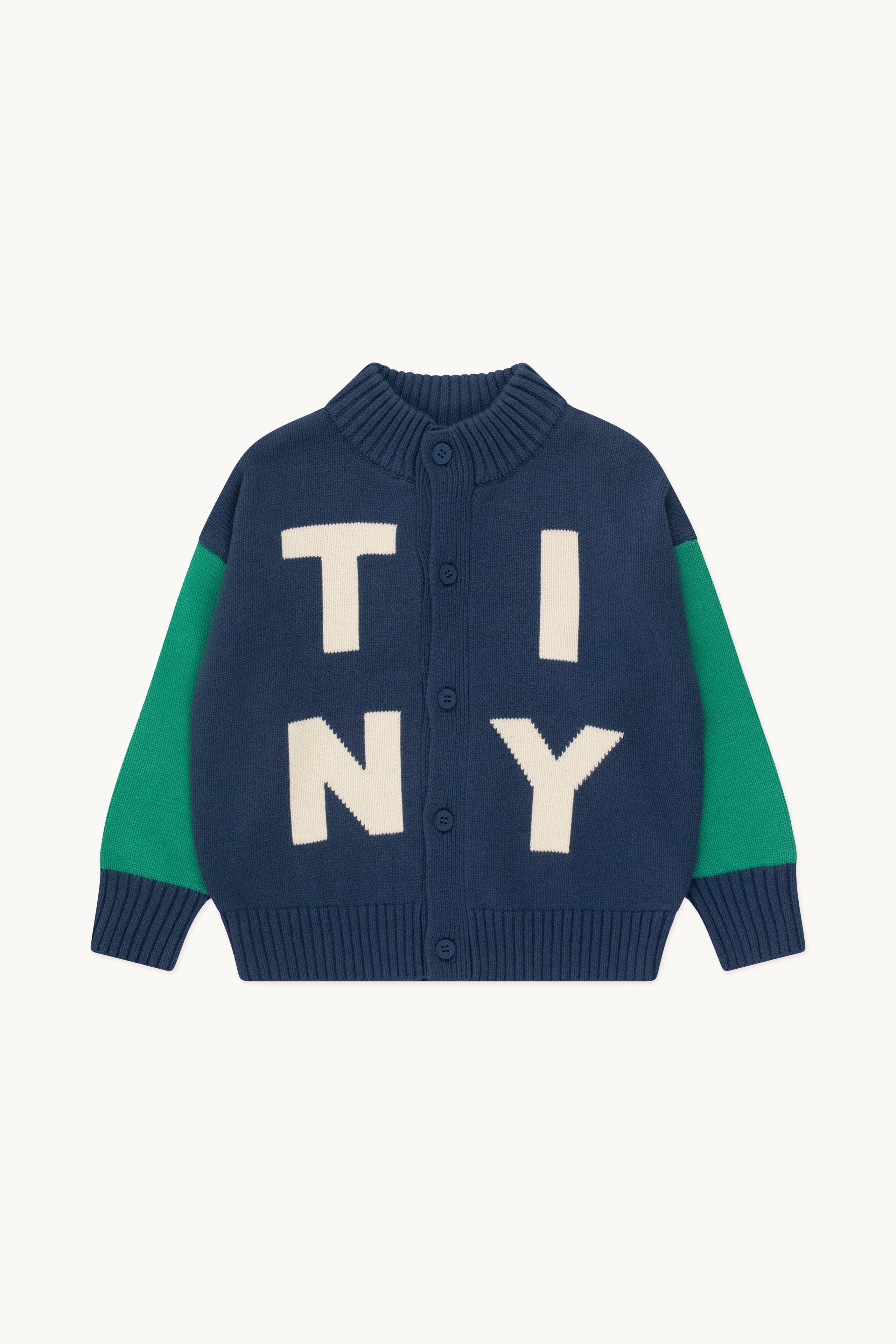 TINY MOCKNECK CARDIGAN