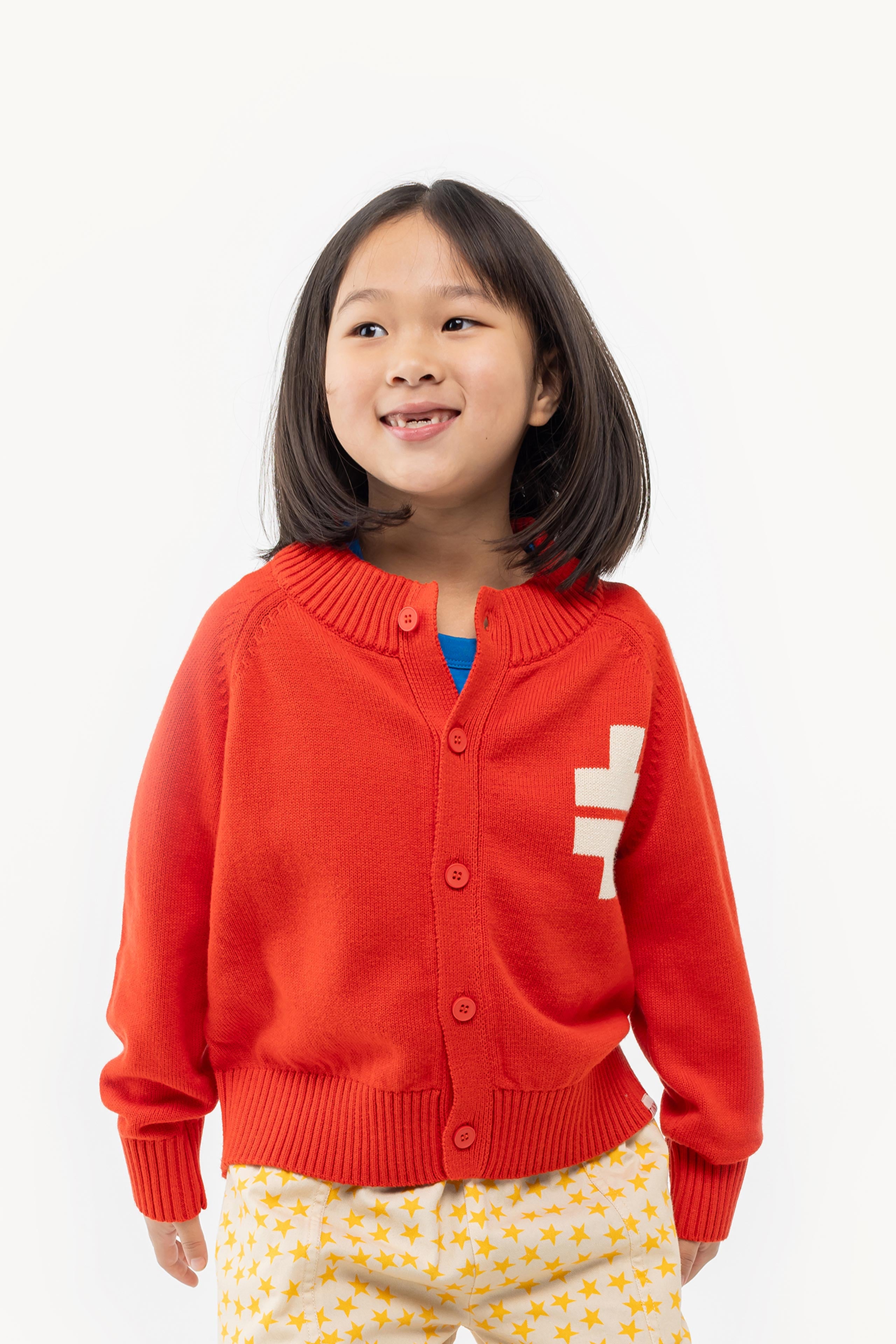 RAGLAN MOCKNECK CARDIGAN