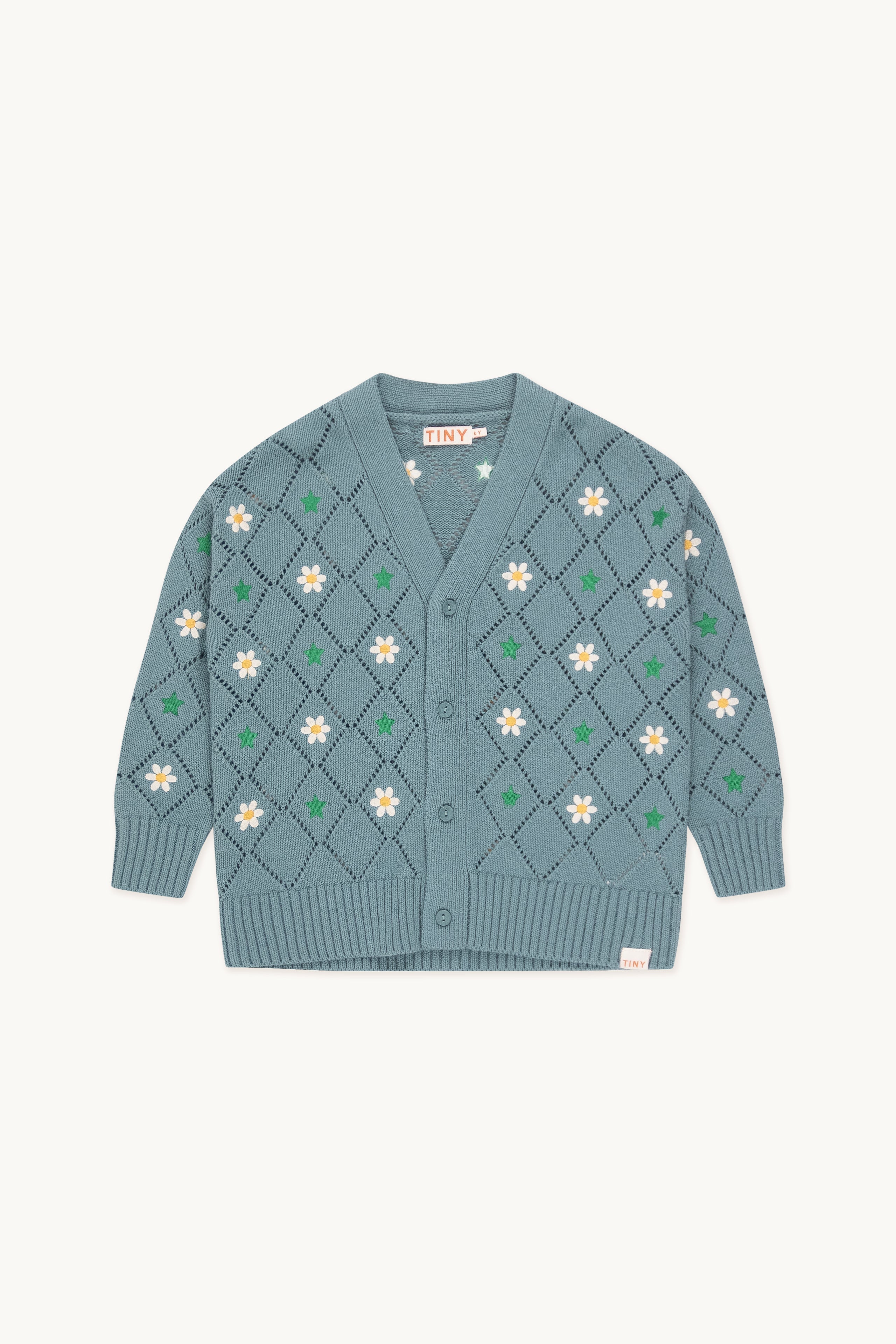 STARS AND FLOWERS CARDIGAN