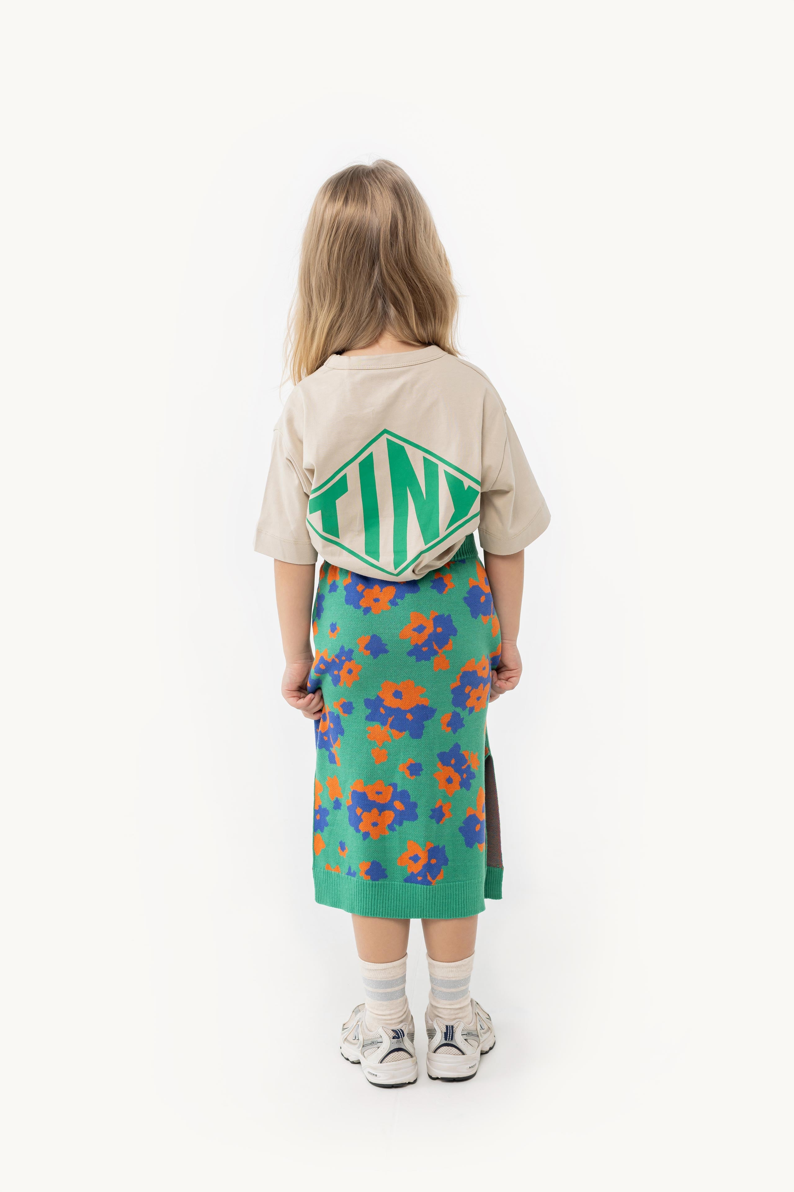 FLOWERS LONG SKIRT