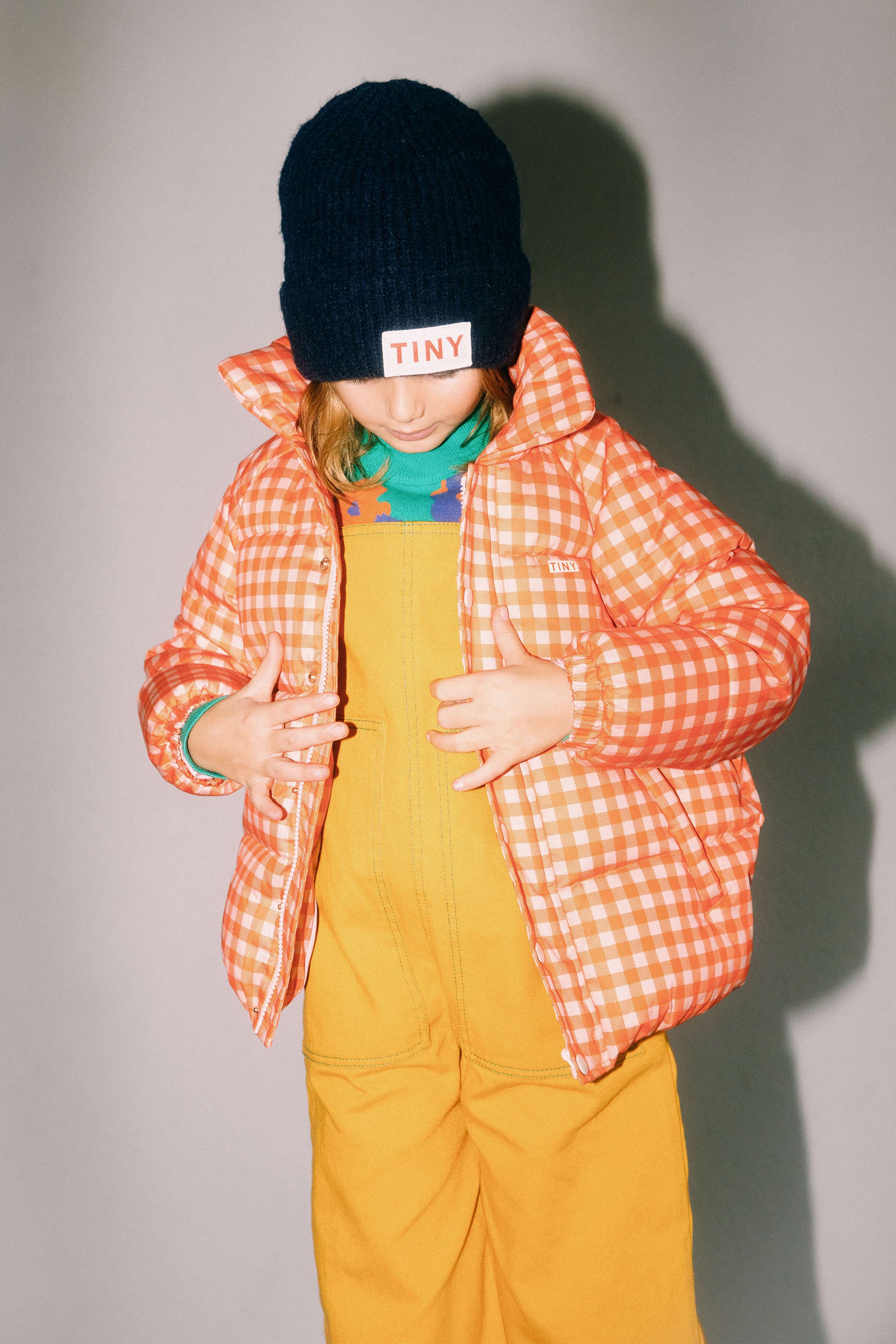 VICHY SHORT PADDED JACKET