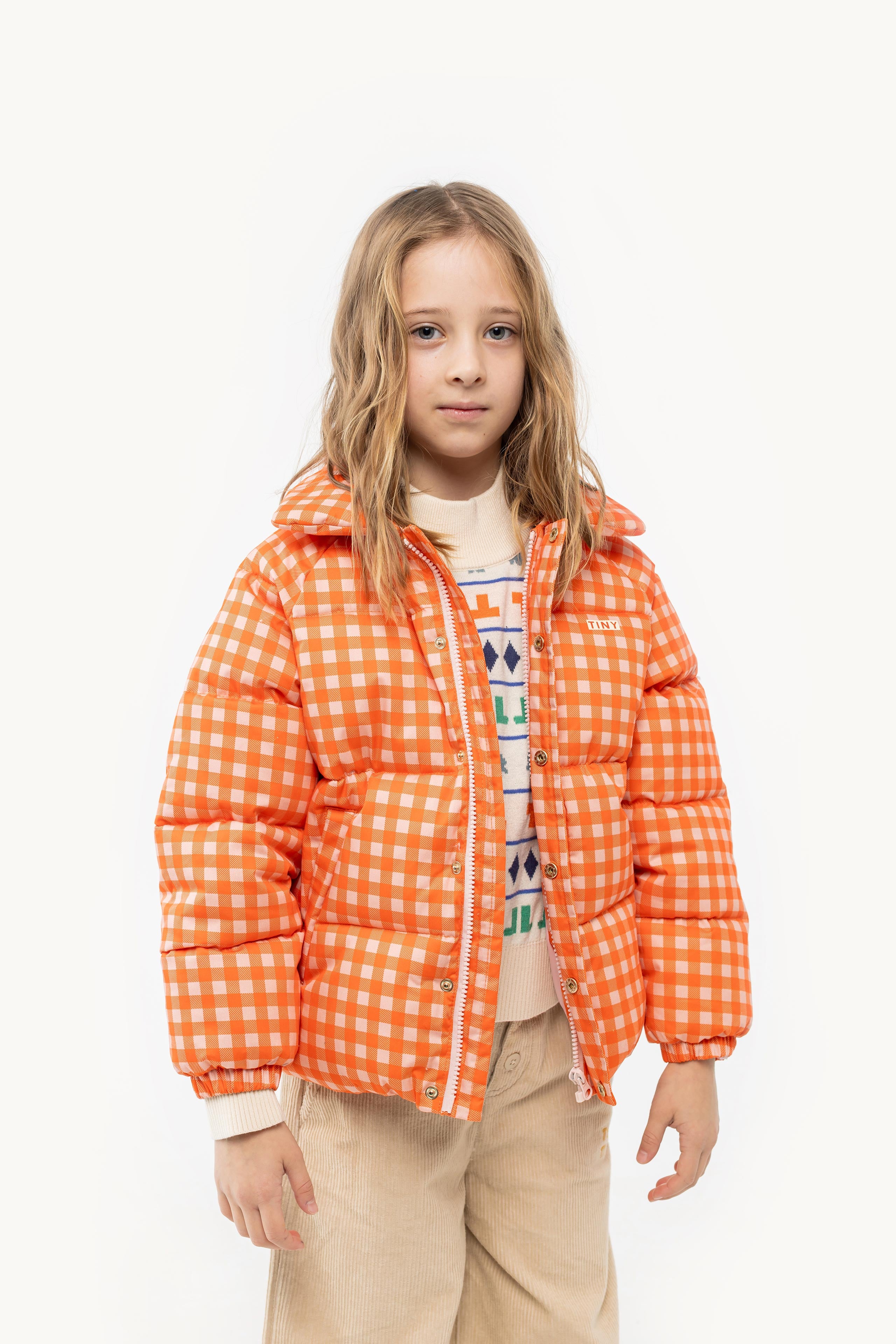 VICHY SHORT PADDED JACKET