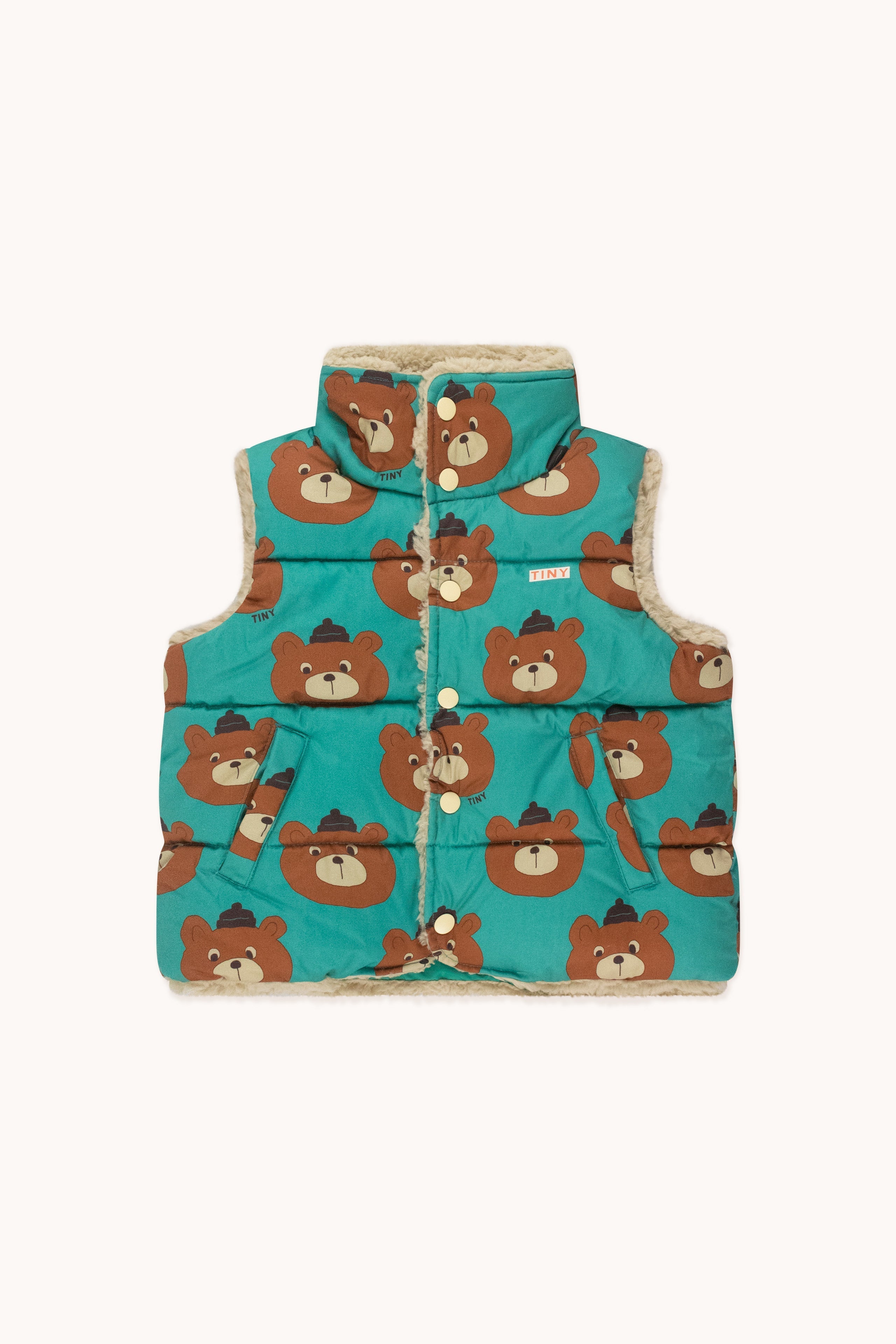 BEARS CHALECO ACOLCHADO