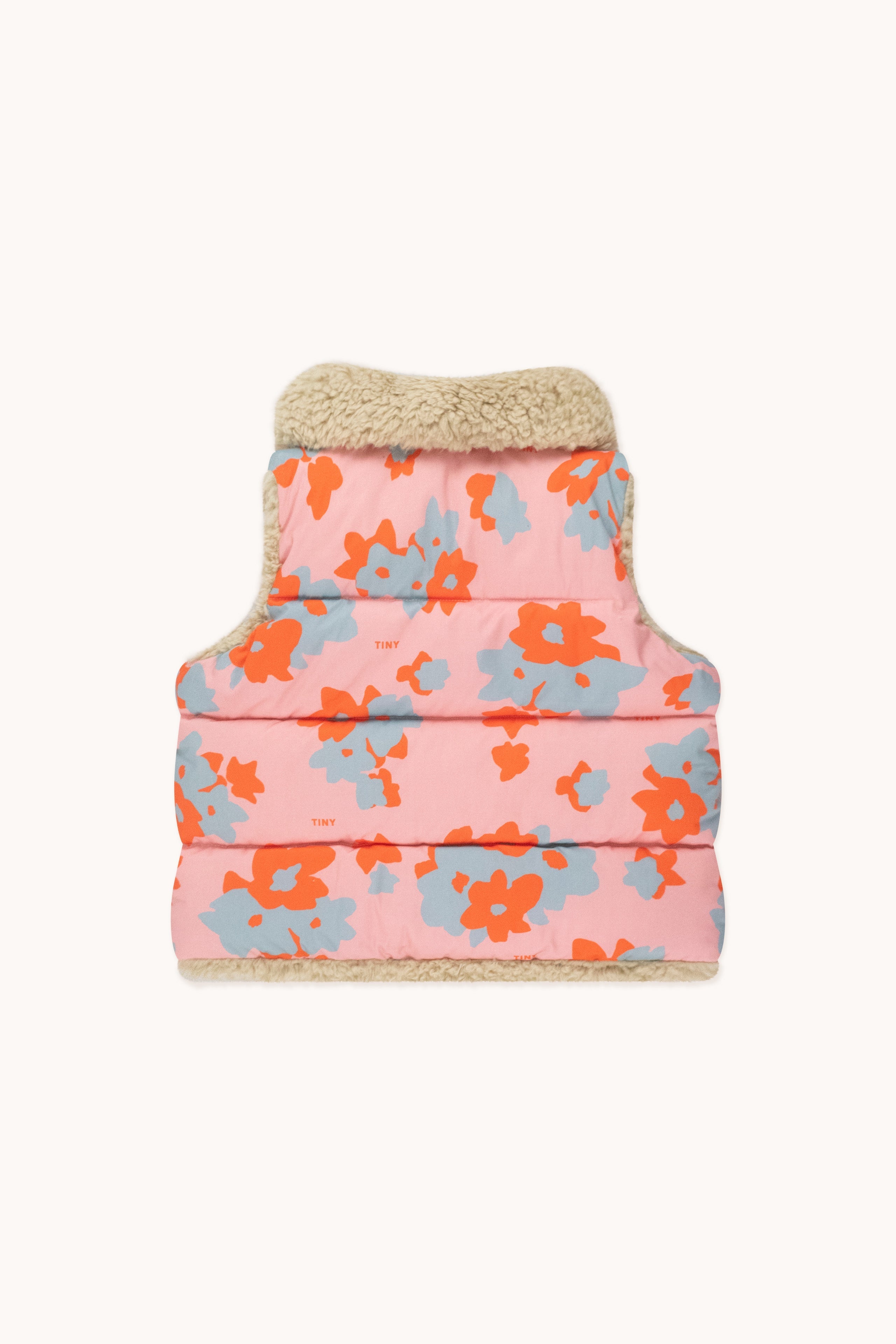 FLOWERS PADDED VEST