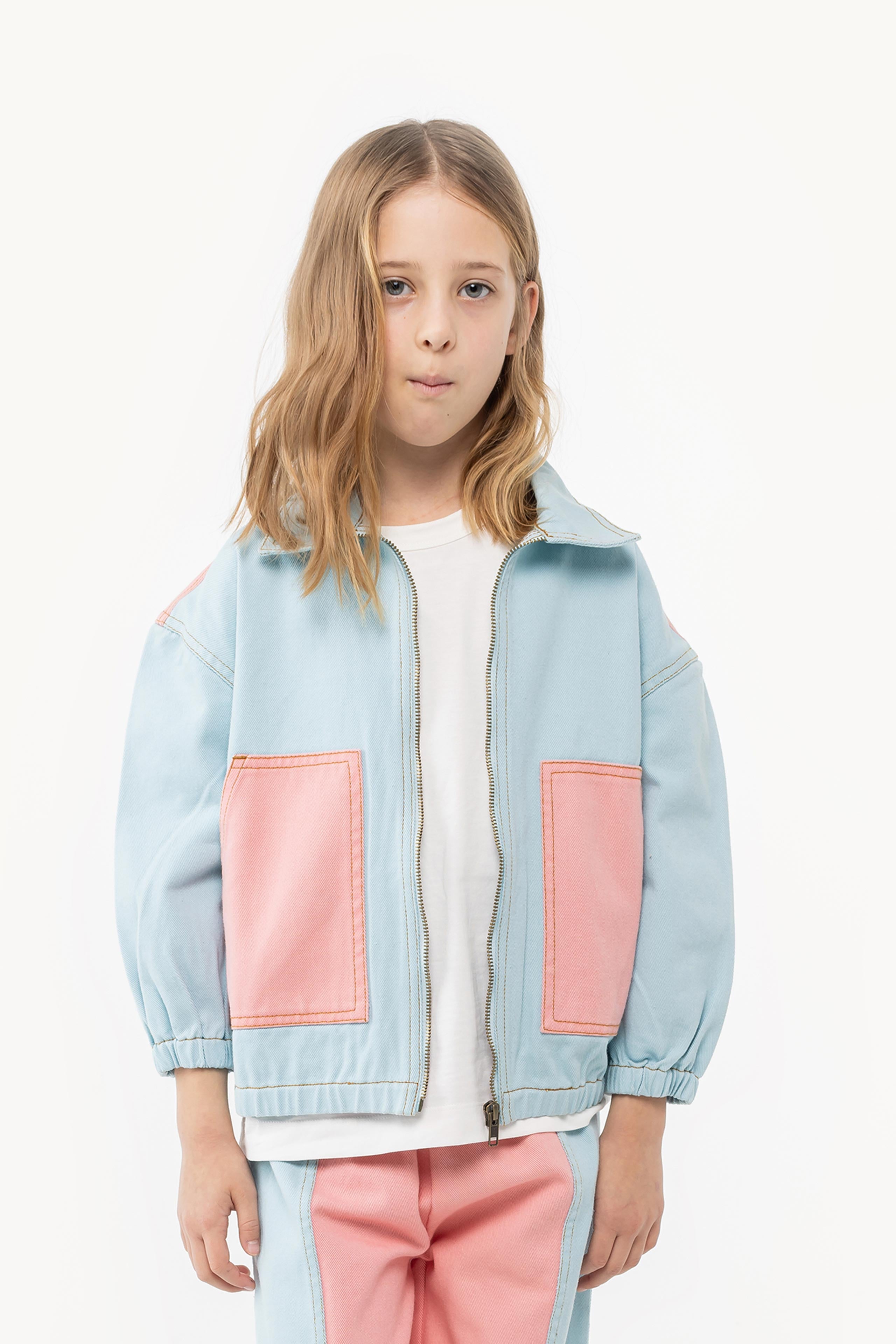 COLOR BLOCKED JACKET