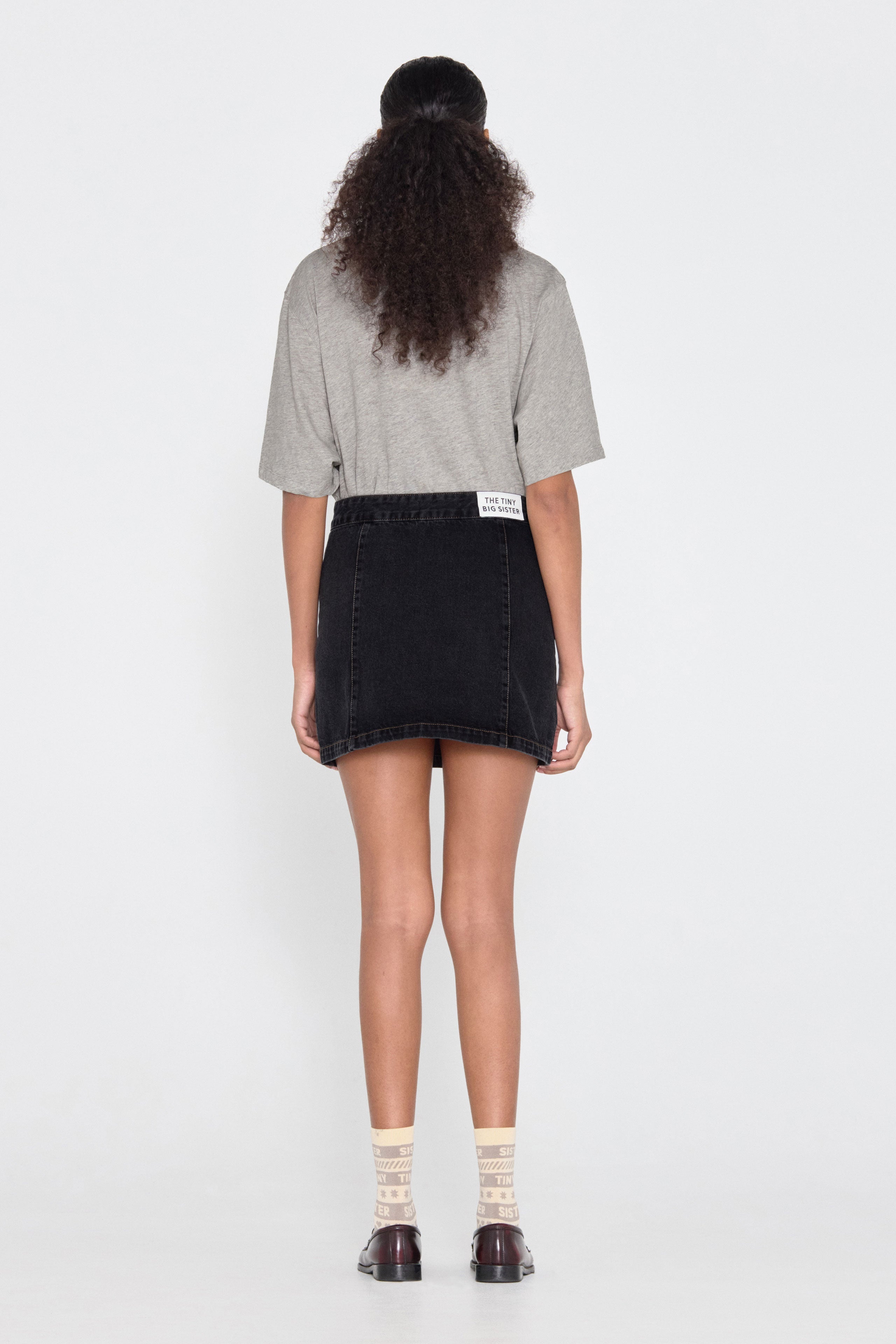 DENIM BUTTONS SKIRT
