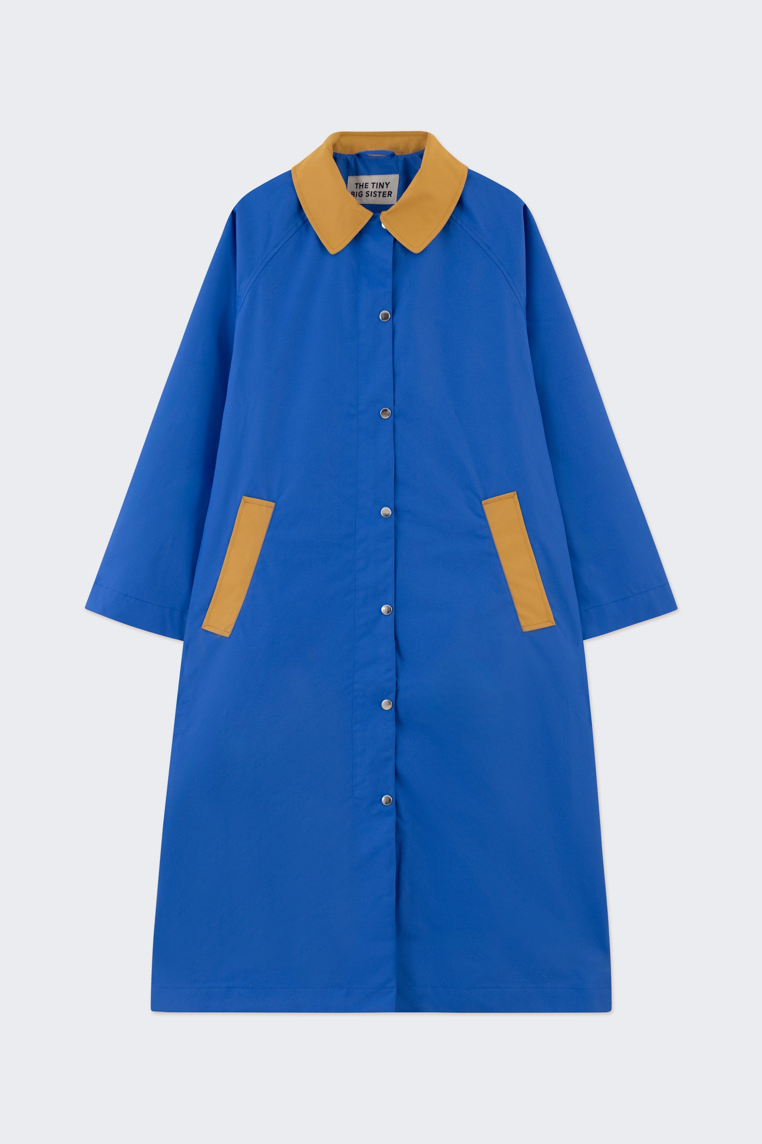 COLOR BLOCK TRENCHCOAT