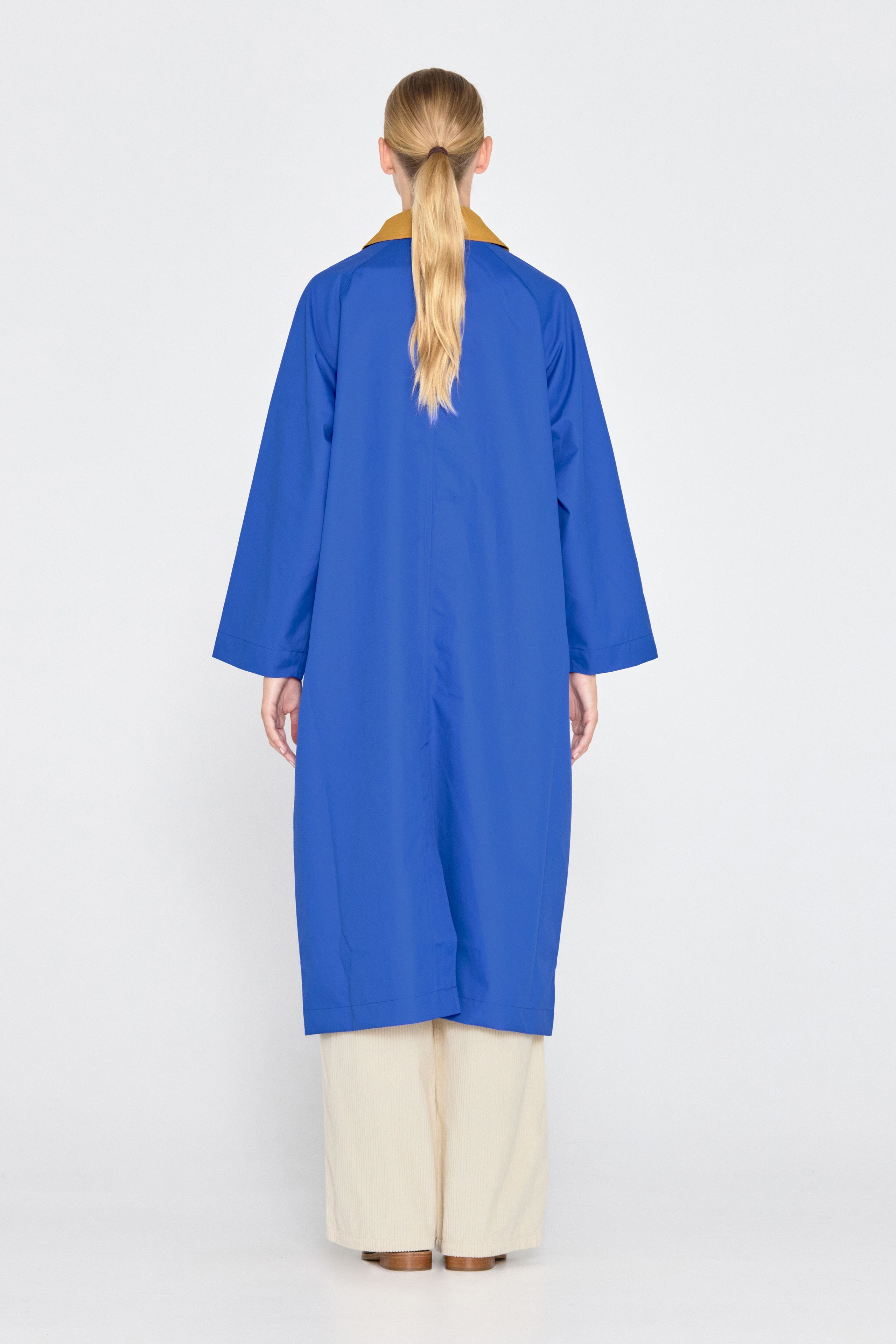 COLOR BLOCK TRENCHCOAT