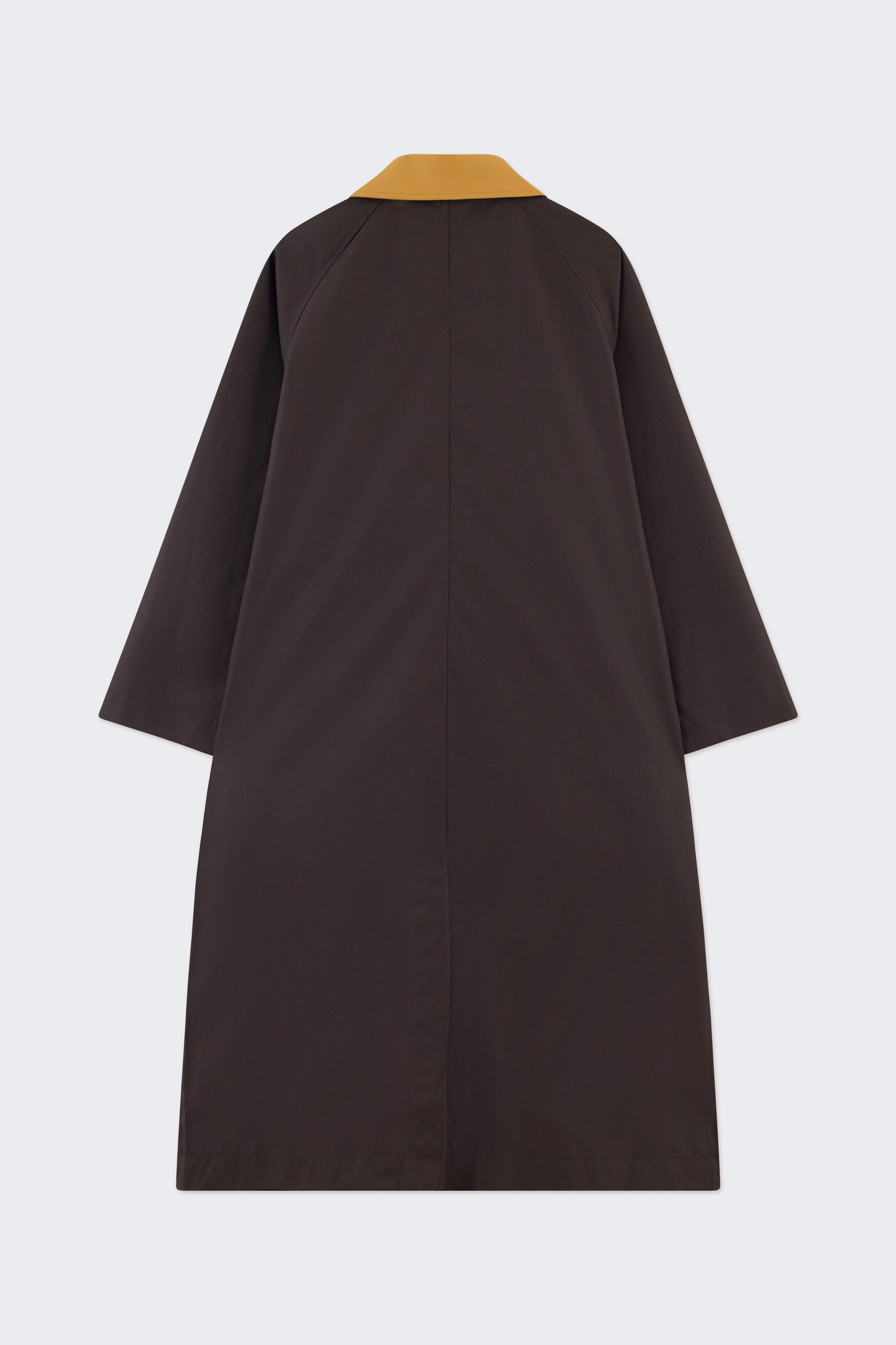 COLOR BLOCK TRENCHCOAT